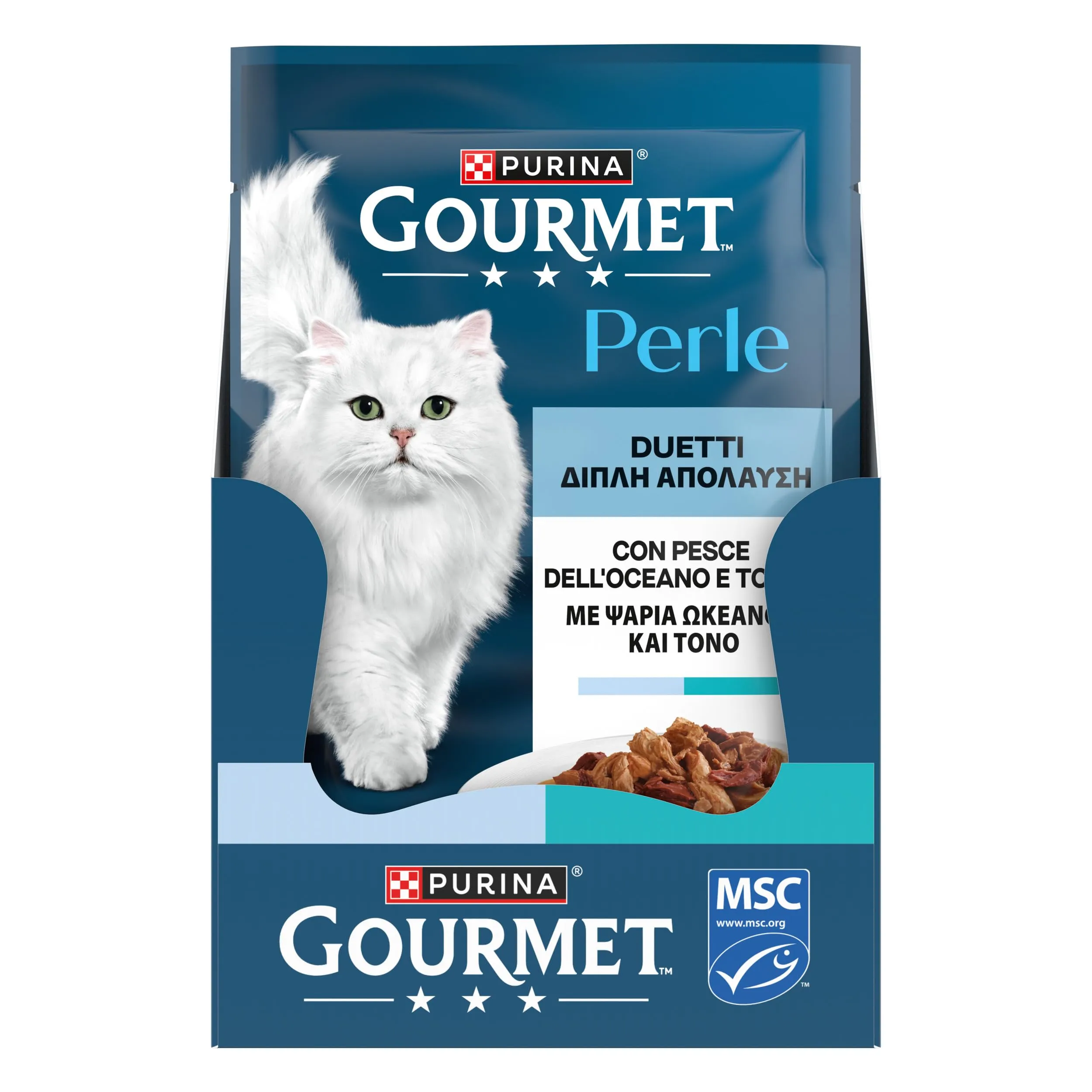 Gourmet Perle Gatto Duetti con Pesce dell'Oceano e Tonno - immagine 5