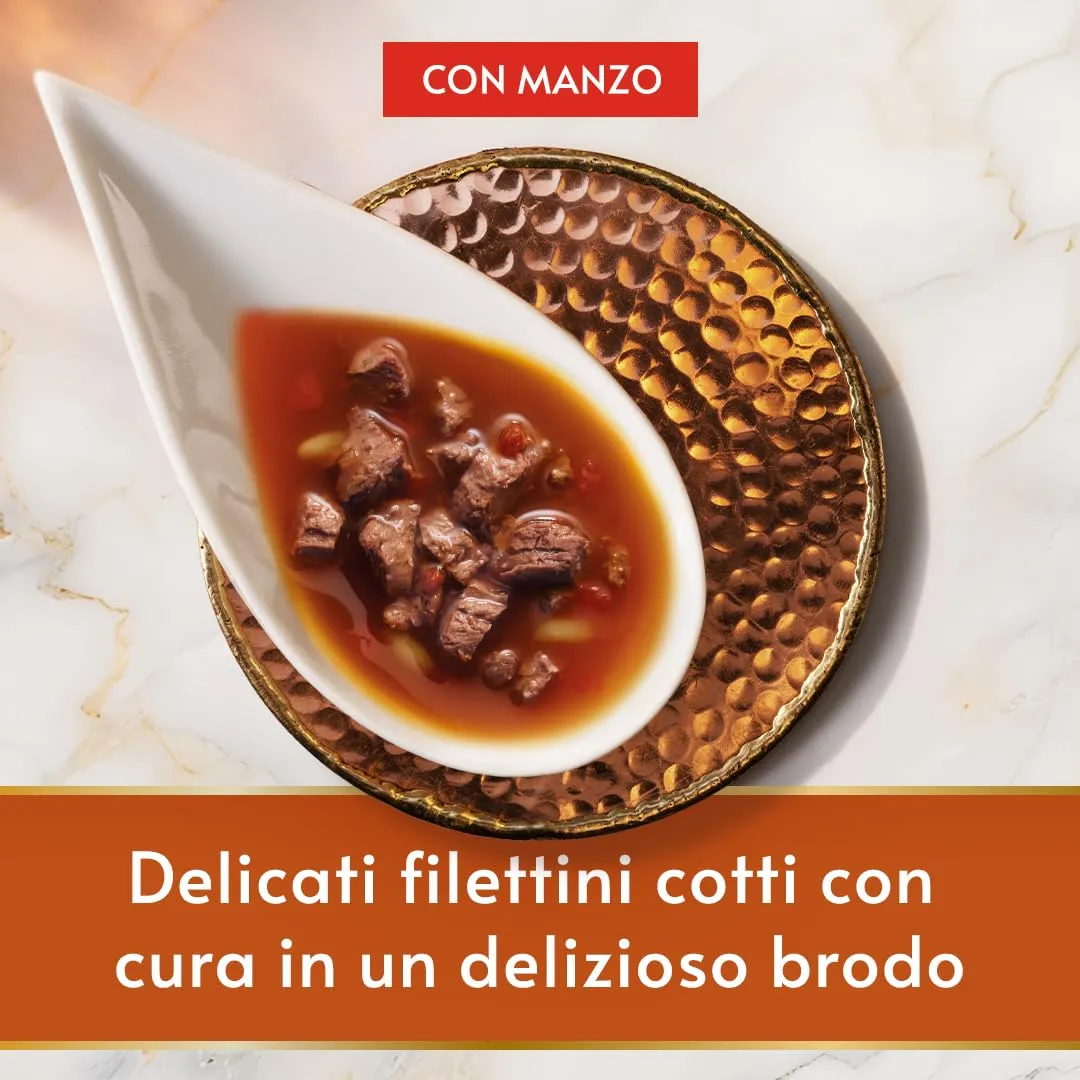 Gourmet Soup Royale Cibo Umido per Gatti Adulti, 30 Bustine da 45g - immagine 3