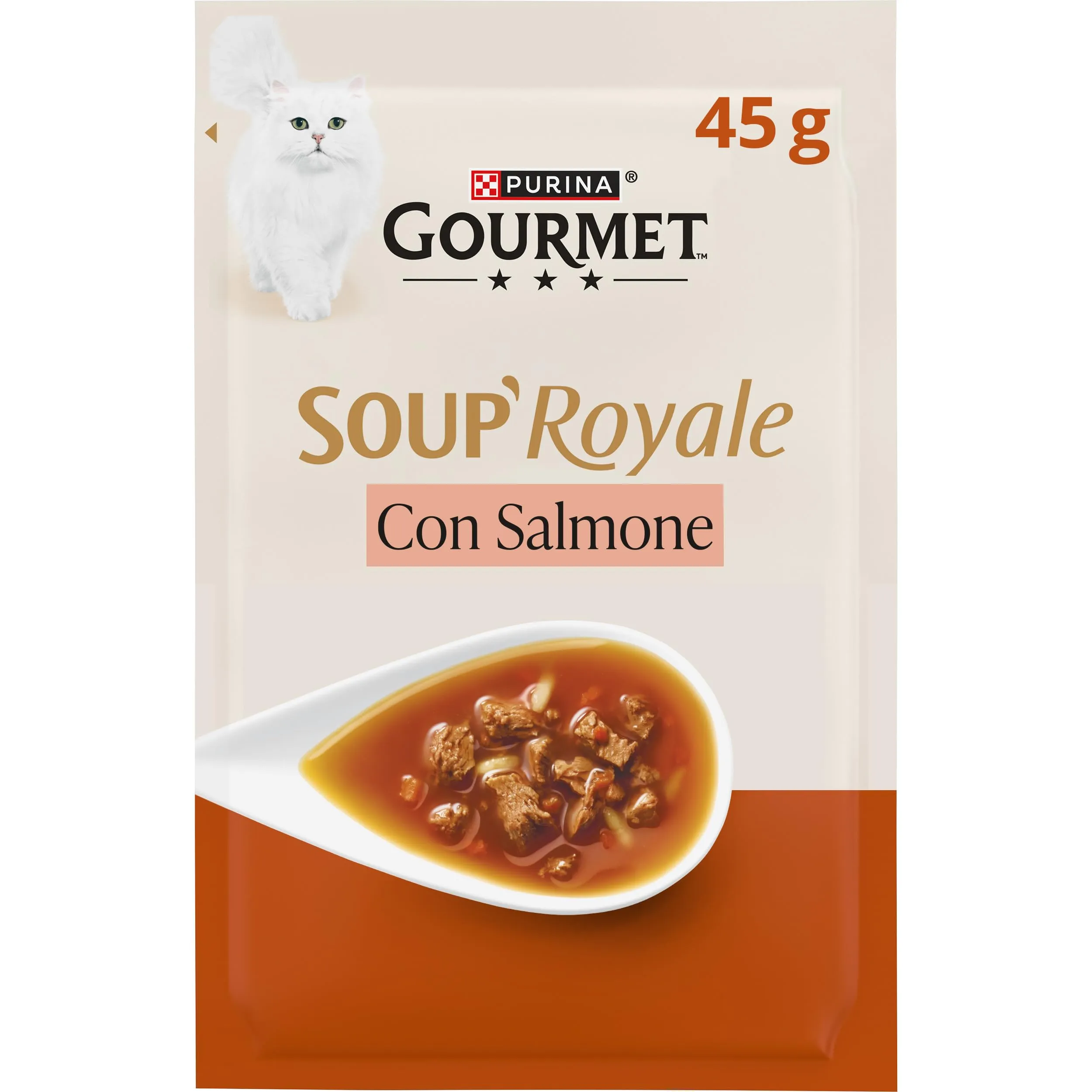 Gourmet Soup Royale Cibo Umido per Gatti Adulti, 30 Bustine da 45g - immagine 2