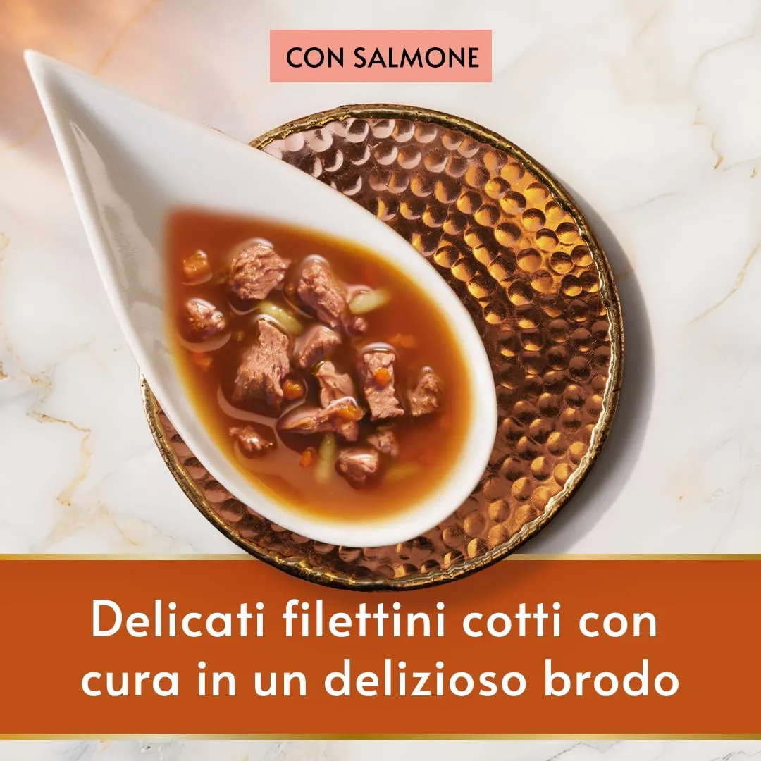 Gourmet Soup Royale Cibo Umido per Gatti Adulti, 30 Bustine da 45g - immagine 3