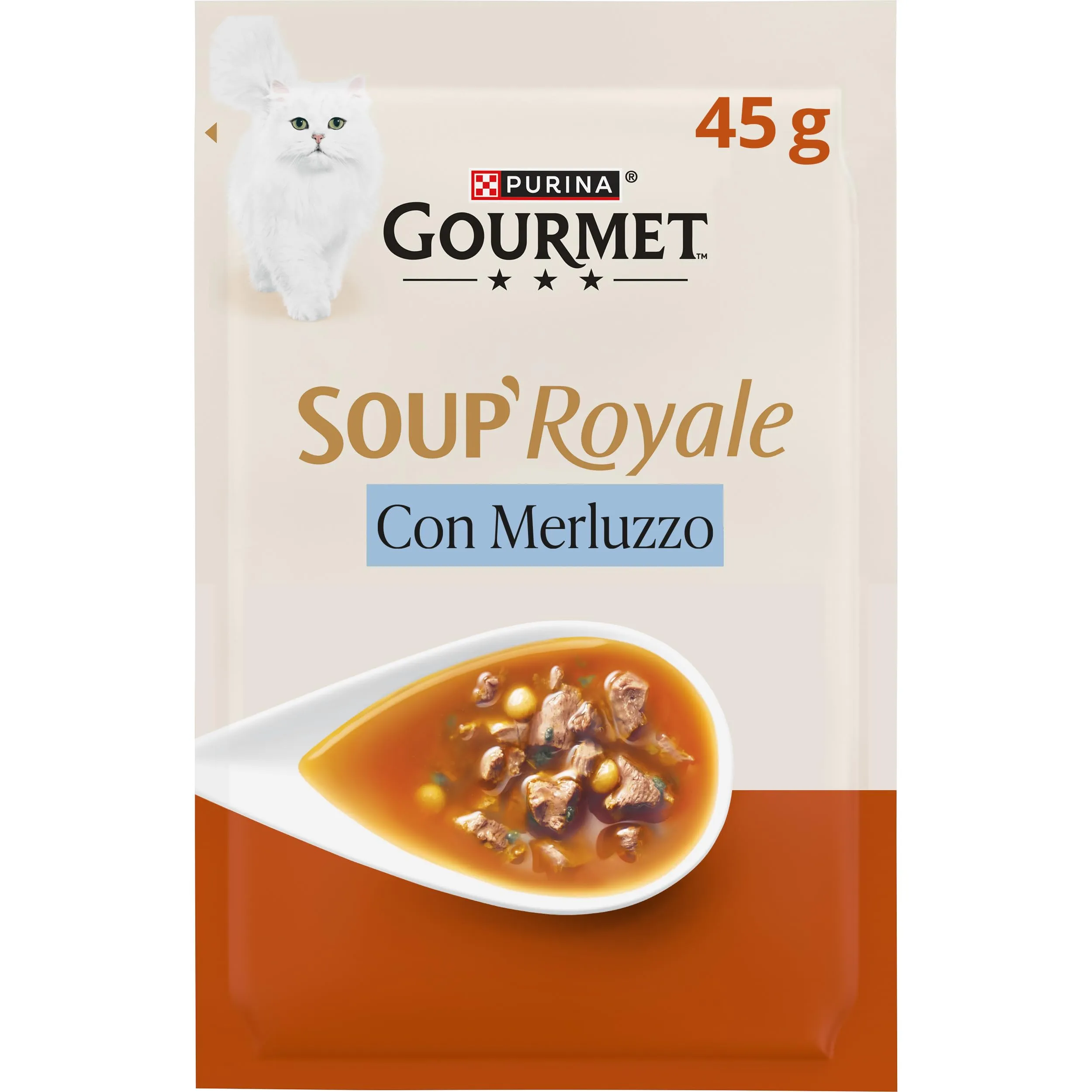 Gourmet Soup Royale Cibo Umido per Gatti Adulti, 30 Bustine da 45g - immagine 2