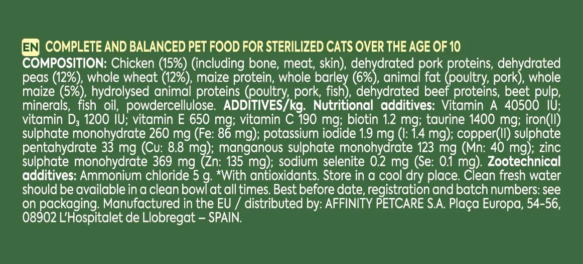 Ultima Cibo per Gatti Senior Sterilizzati con Pollo, 2,5 kg - immagine 4