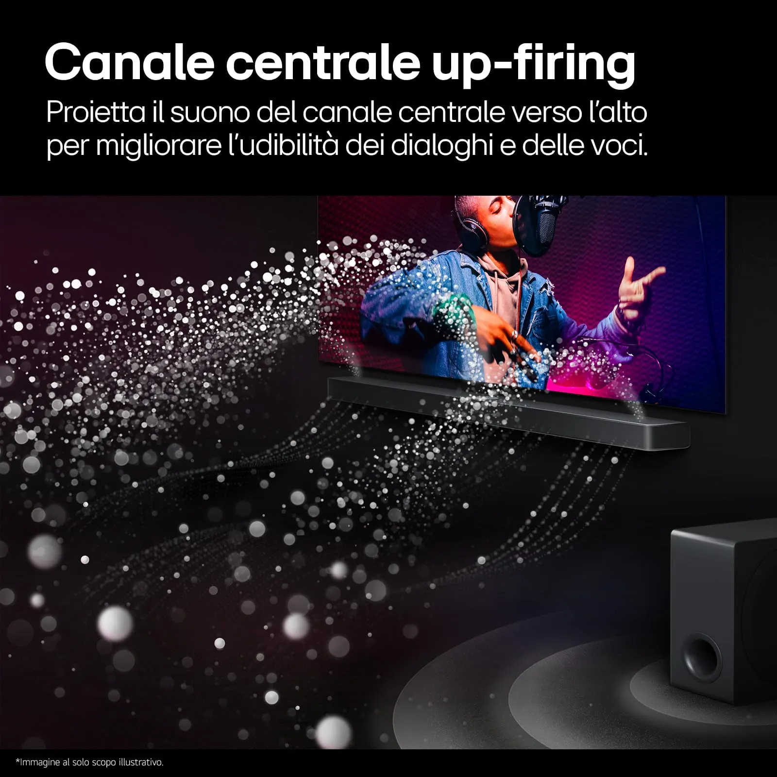 LG S95TR Soundbar 9.1.5 Channel with Wireless Subwoofer and Rear Speakers, 810W, Dolby Atmos, DTS:X, AI Room Calibration Pro - immagine 2