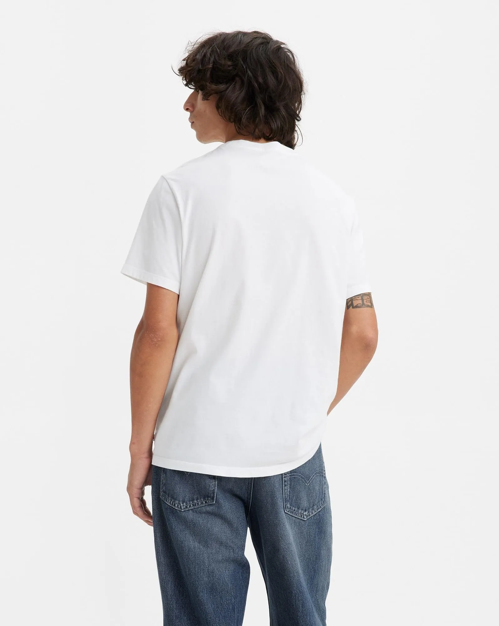 Levi's Graphic Crewneck T-Shirt, White, XL - immagine 2