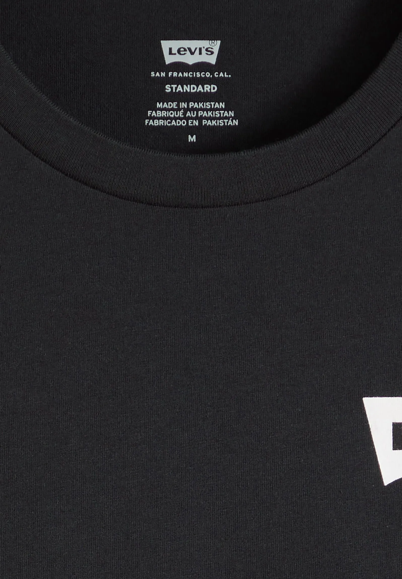 Levi's Graphic Crewneck T-Shirt, BW Caviar, M - immagine 6