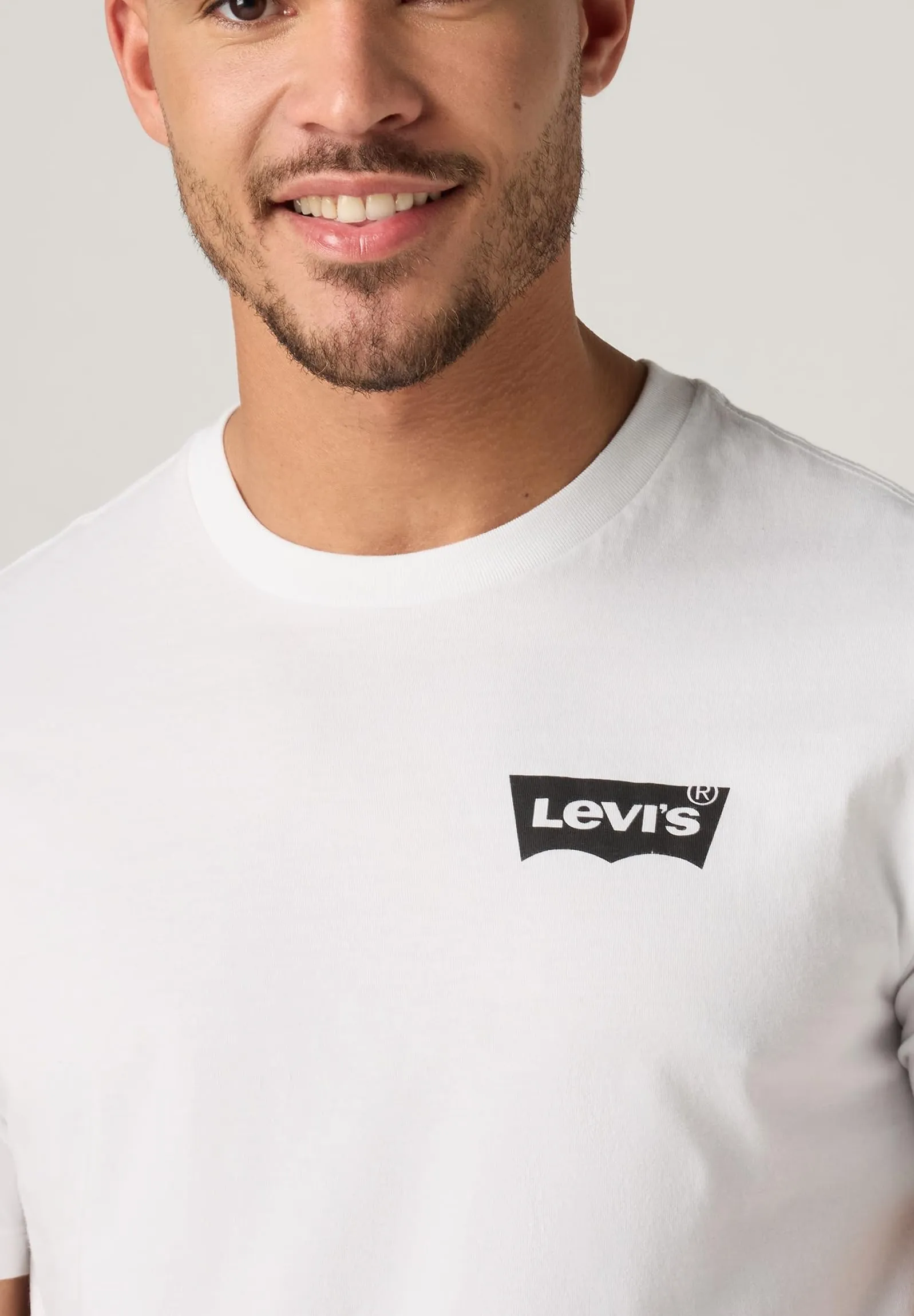 Levi's Graphic Crewneck T-Shirt - White, L - immagine 4