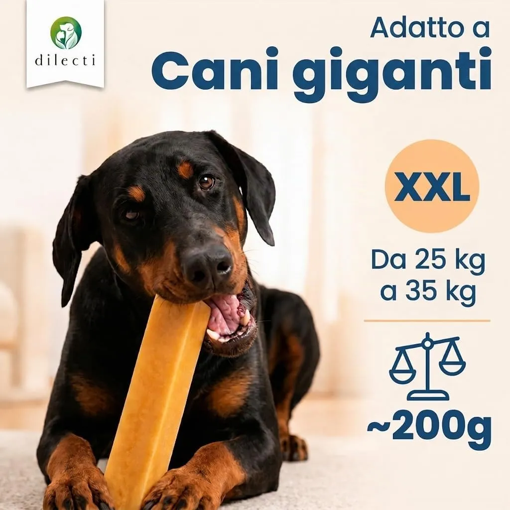 Dilecti Bastoncini al Formaggio Himalayano per Cani, Taglia XXL, Set 3 - immagine 2