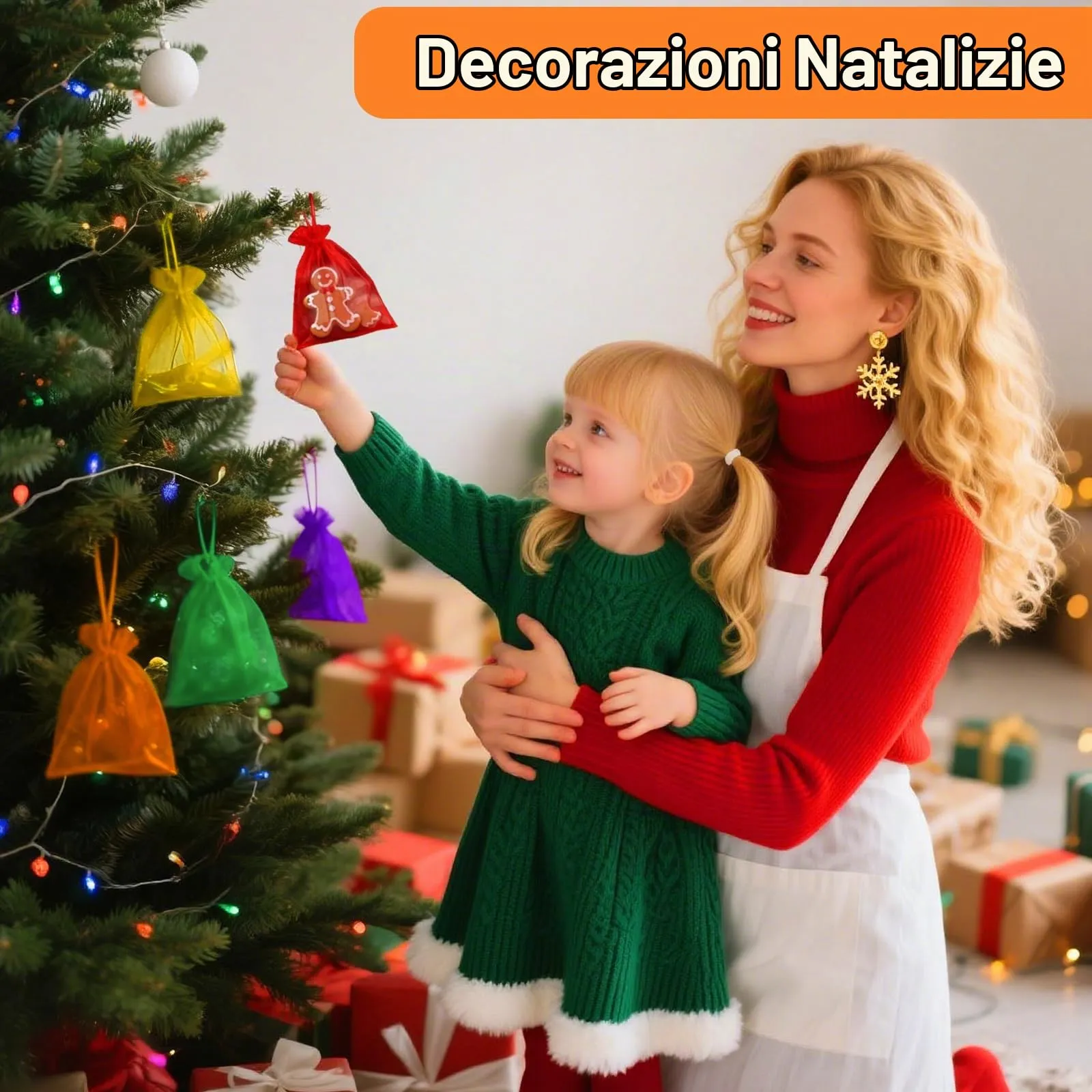 Soodyoow Sacchetti Organza, 100 Pezzi, 7 x 9 cm - immagine 5