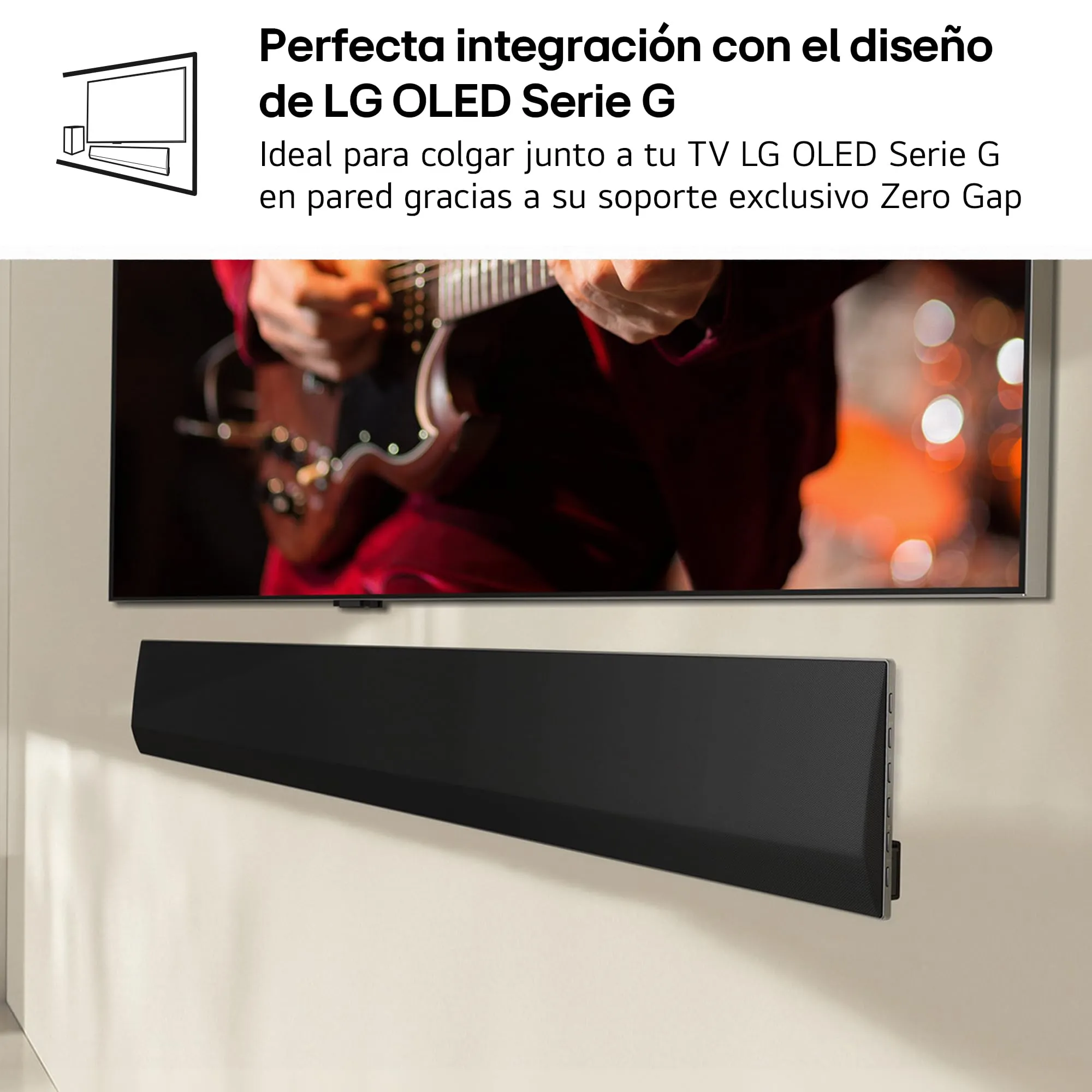 LG SG10TY Soundbar 3.1 Channel 420W with Wireless Subwoofer, Dolby Atmos, Wi-Fi, Spotify Connect, Airplay 2, WOWCAST, HDMI - immagine 3