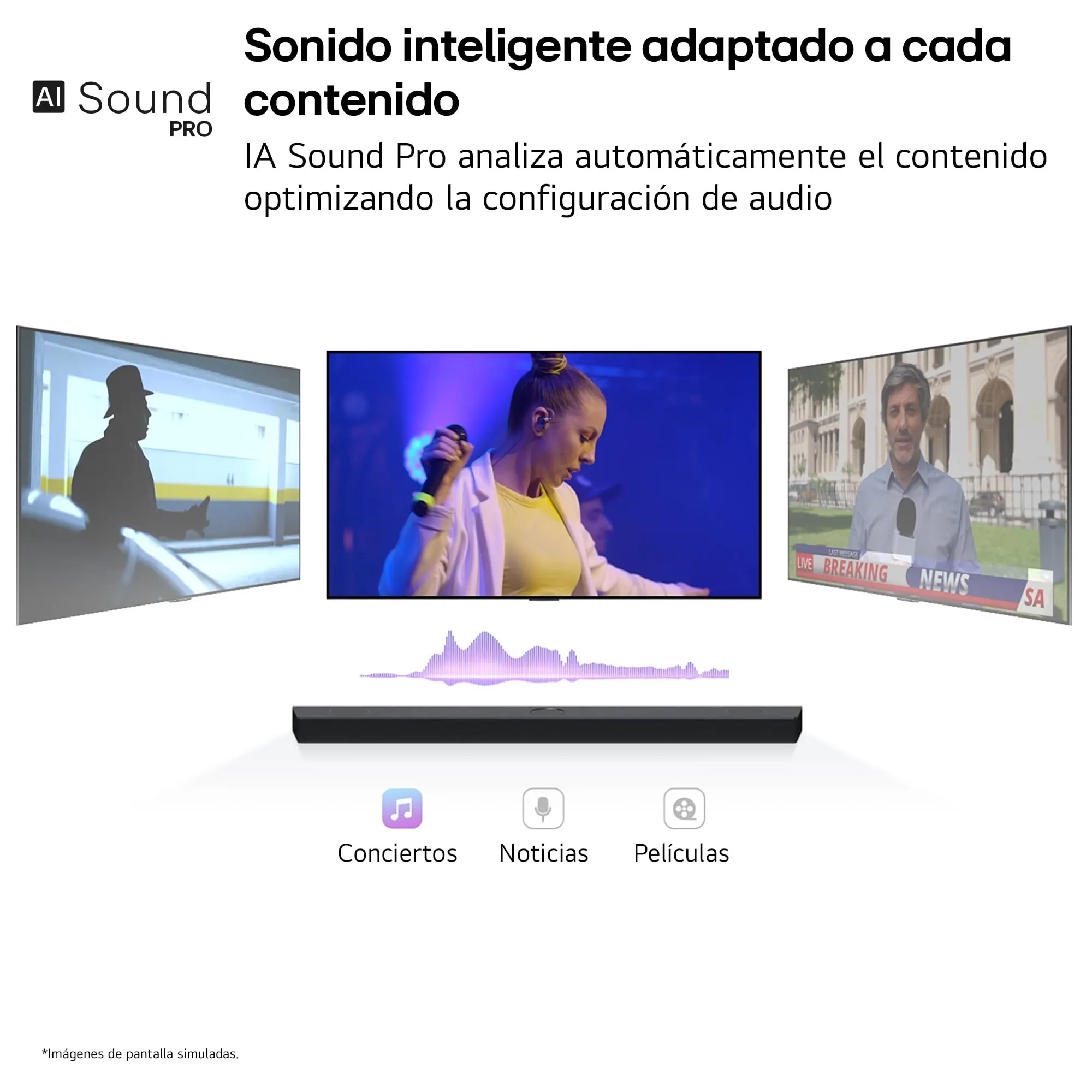 LG SG10TY Soundbar 3.1 Channel 420W with Wireless Subwoofer, Dolby Atmos, Wi-Fi, Spotify Connect, Airplay 2, WOWCAST, HDMI - immagine 9