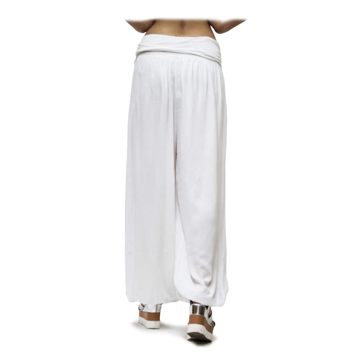 GLAMEXX24 Pantaloni Harem Donna in Viscosa, Pantaloni Yoga Casual con Tasche per Jogging, Danza e Pilates - immagine 5