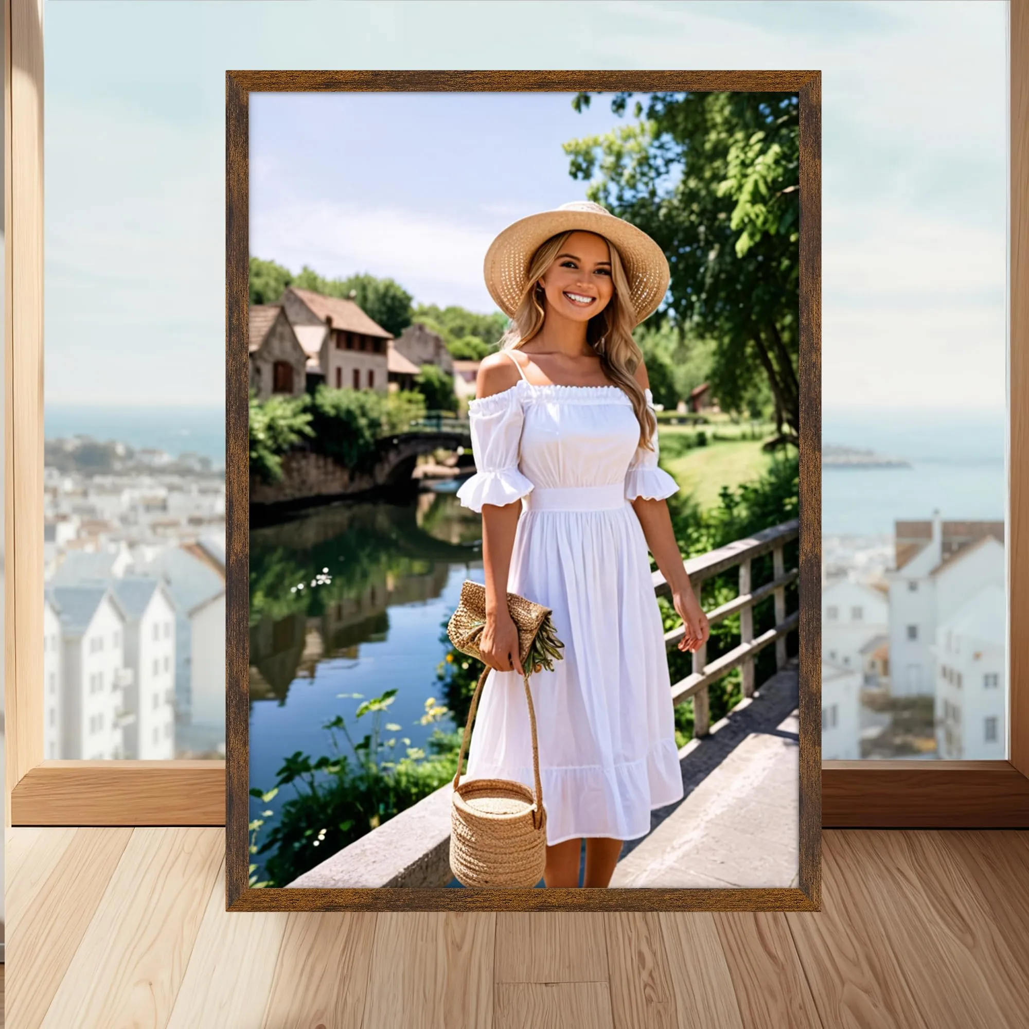 Giftgarden Cornice PVC Marrone Vintage 30x45 cm - immagine 7