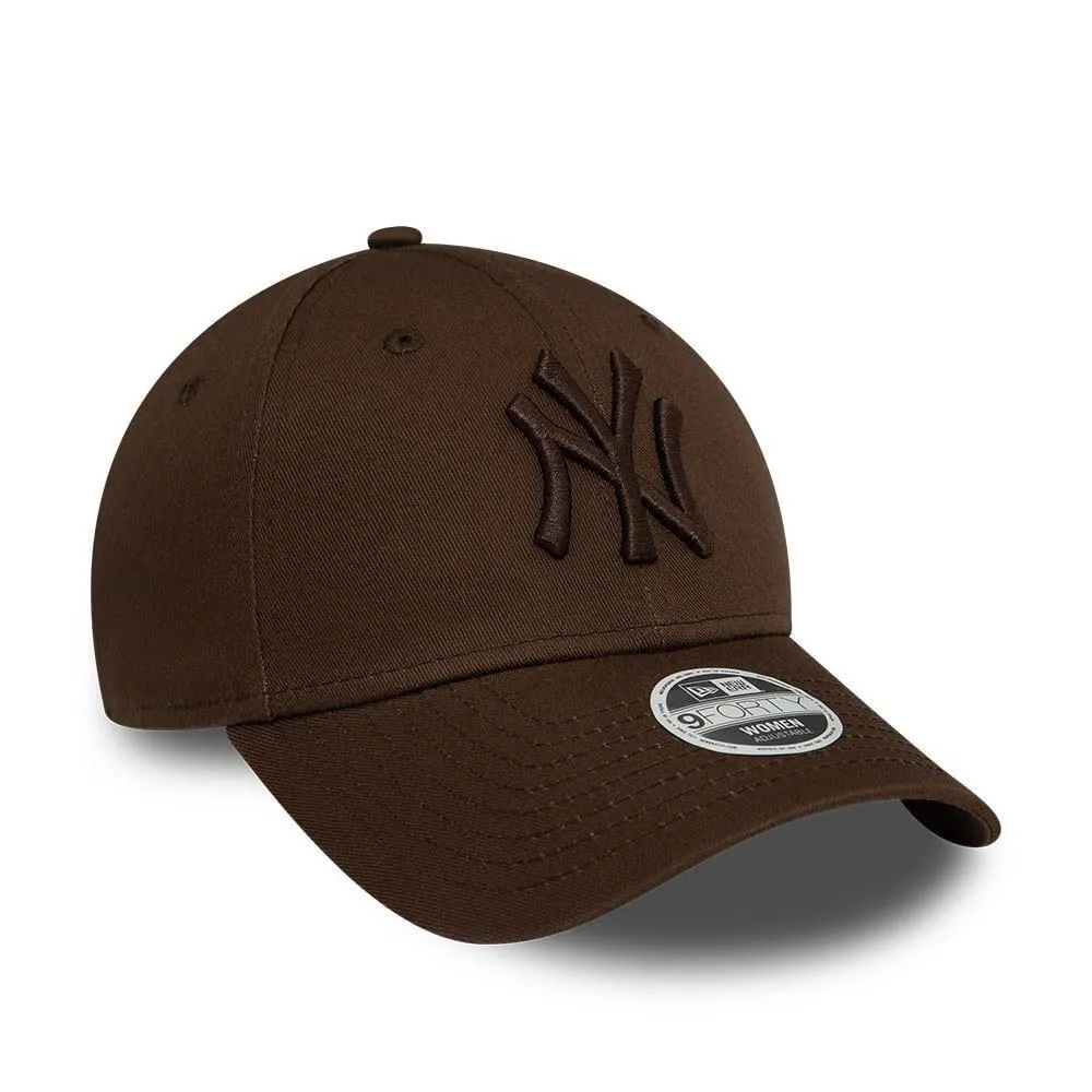 New Era New York Yankees MLB League Essential 9Forty Berretto Regolabile Donna - Tonale Marrone - immagine 4