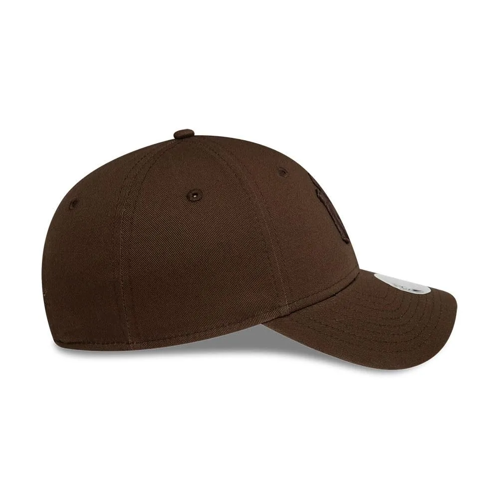 New Era New York Yankees MLB League Essential 9Forty Berretto Regolabile Donna - Tonale Marrone - immagine 8