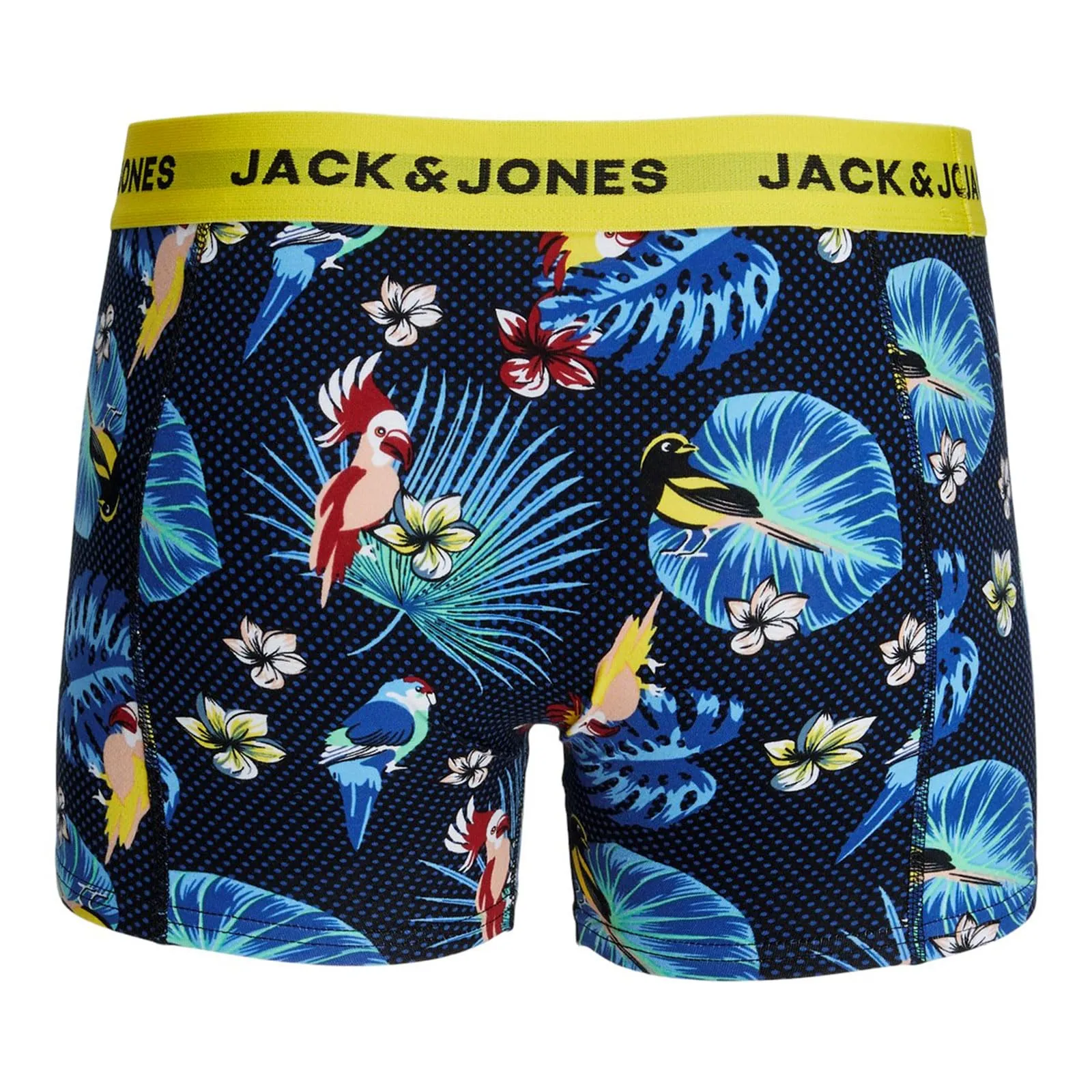 JACK & JONES Pantaloncini da uomo, confezione da 3, Surf The Web/Nero/Nero, L - immagine 4