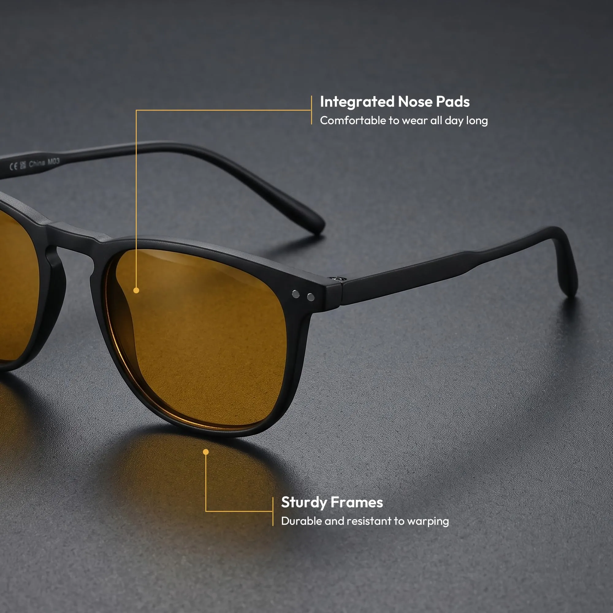 ZENOTTIC Occhiali da Sole Polarizzati UV400 Retro Vintage Rotondi e Quadrati per Uomo e Donna, 2 Paia - immagine 5
