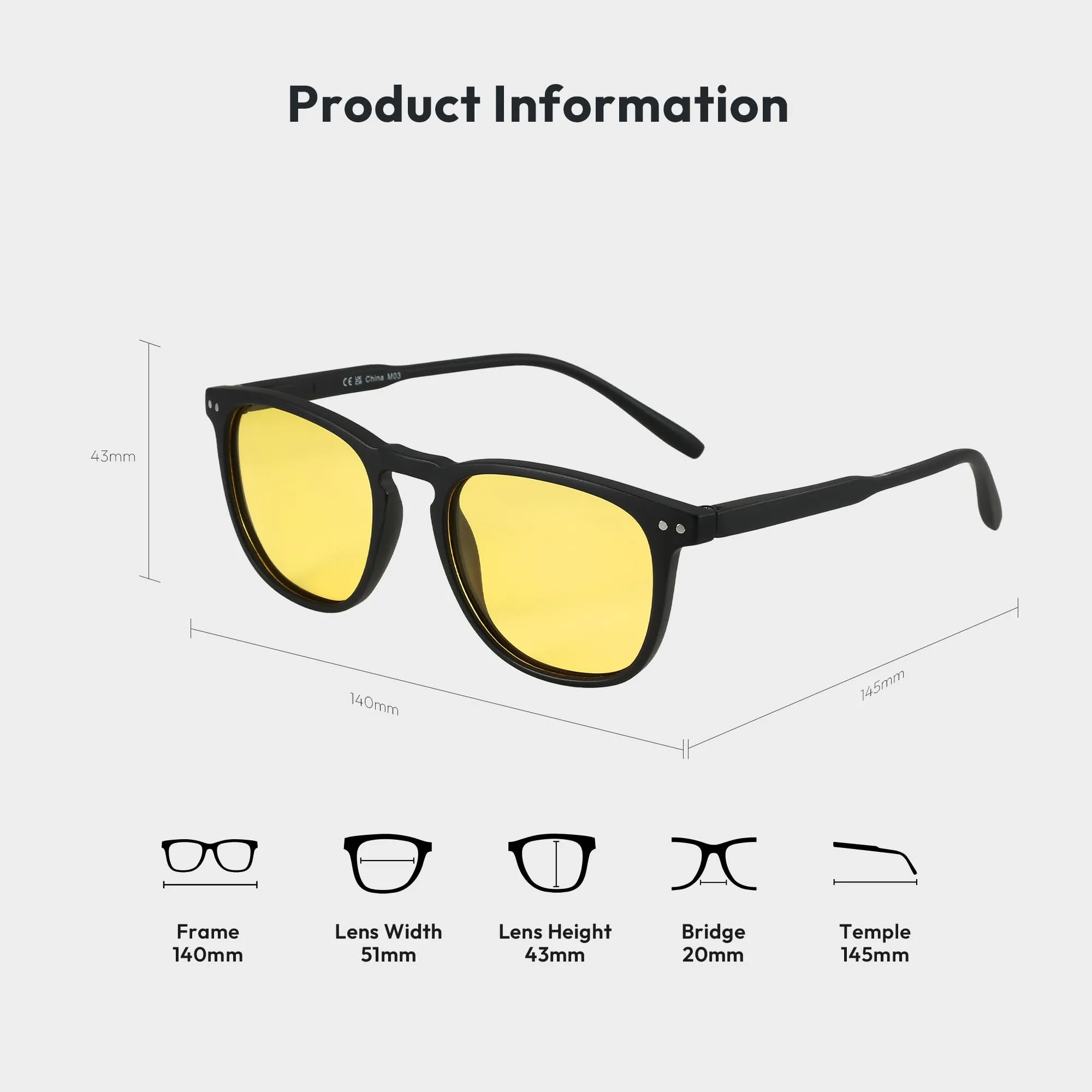ZENOTTIC Occhiali da Sole Polarizzati UV400 Retro Vintage Rotondi e Quadrati per Uomo e Donna, 2 Paia - immagine 7