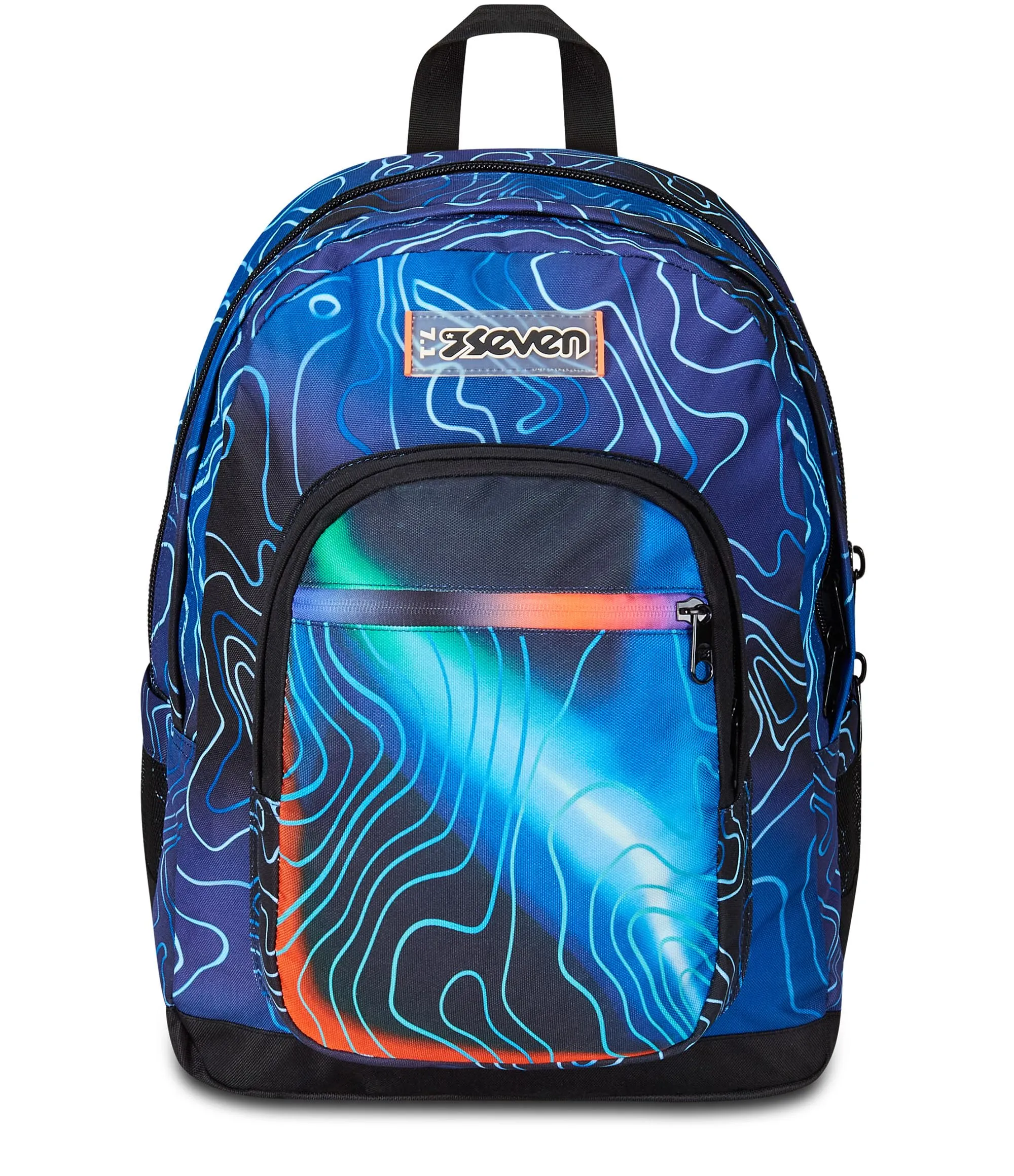Seven Freethink Zaino Scuola Media ed Elementare 34L, Blu Azzurro - immagine 1