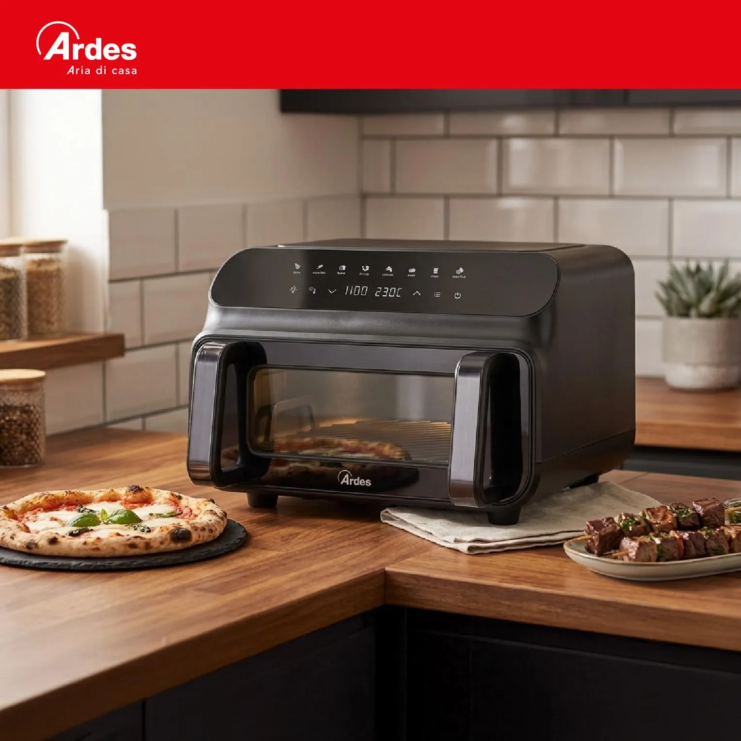Ardes Friggisana Grill 10L, Friggitrice ad Aria e Grill 8 in 1, 2000W - immagine 3