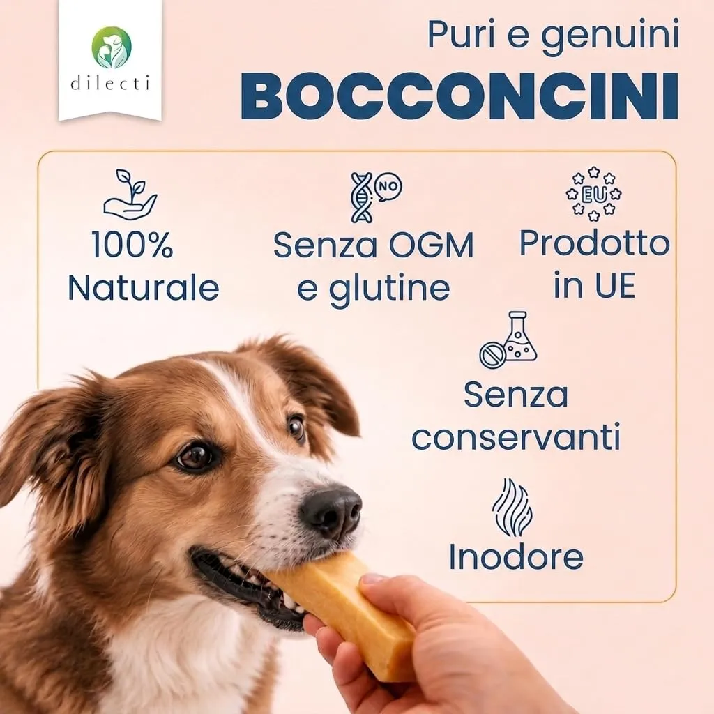 Dilecti Bastoncini al Formaggio Himalayano per Cani, Taglia L, Set da 5 - immagine 6