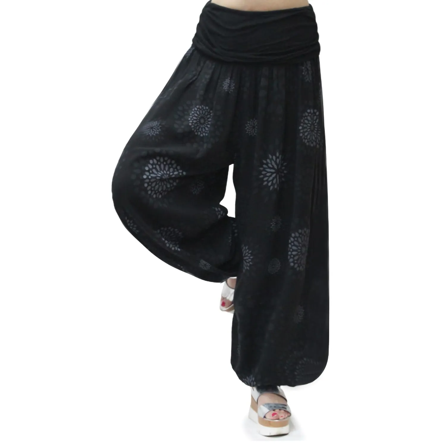 GLAMEXX24 Pantaloni Harem Donna, Pantaloni Yoga Casual con Tasche, Leggeri per Jogging, Danza e Pilates - immagine 4