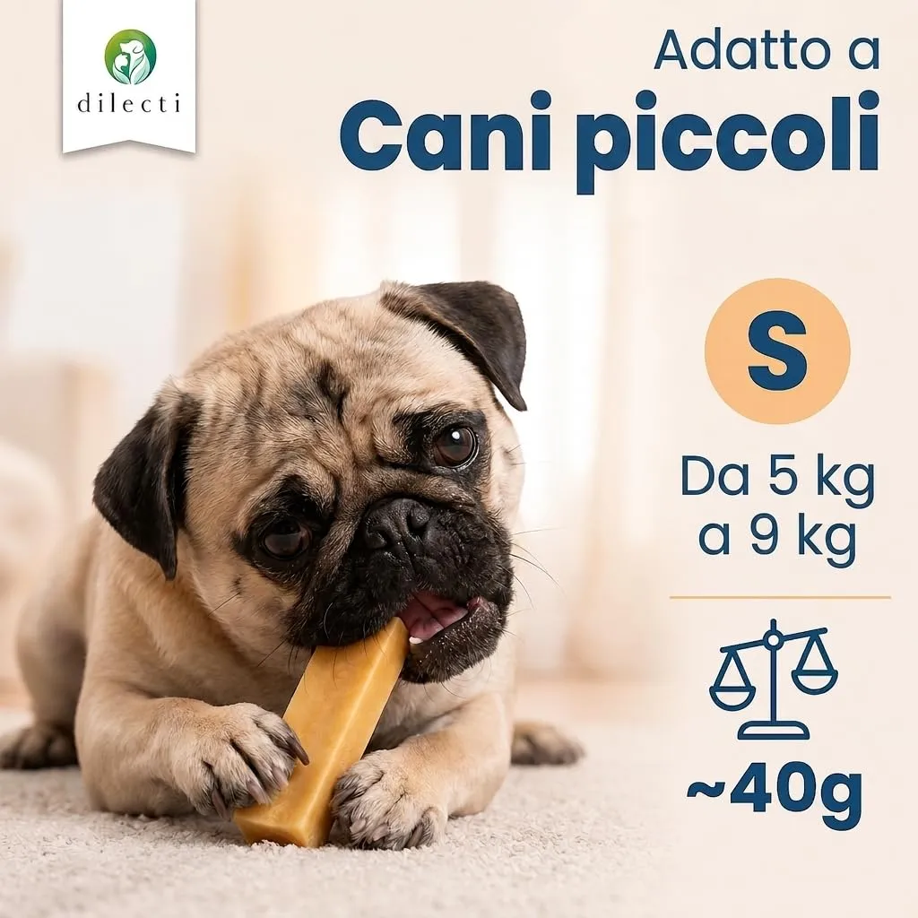 Dilecti Bastoncini al Formaggio Himalayano per Cani, Taglia S, Set 5 - immagine 2
