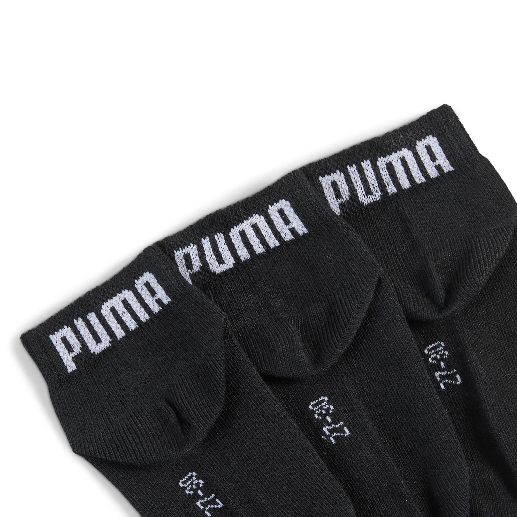 PUMA Quarter Socks, Unisex Kids, Black, 31-34, 3-Pack - immagine 2