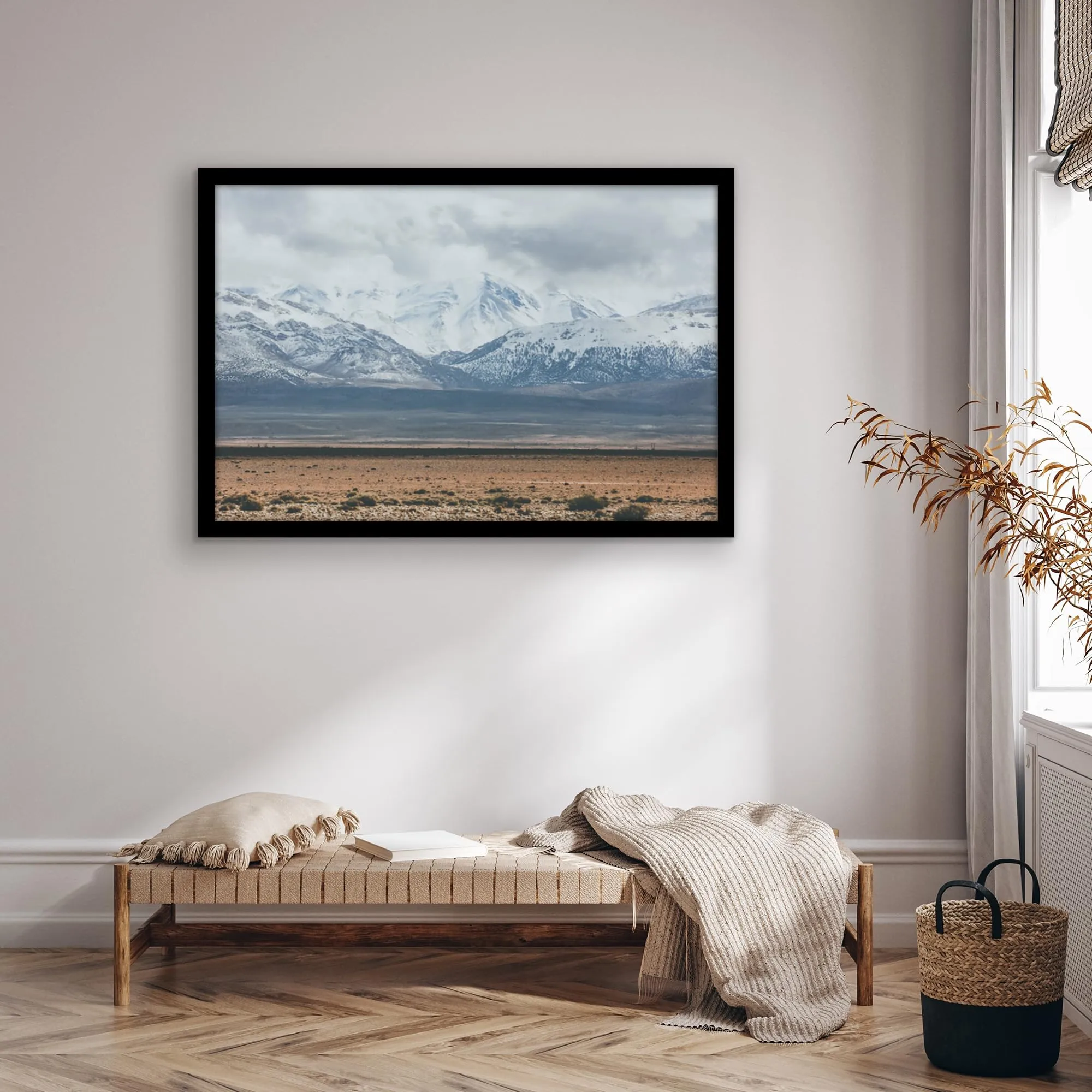 Americanflat Cornice in Legno MDF 120x80 cm, Nera - immagine 6
