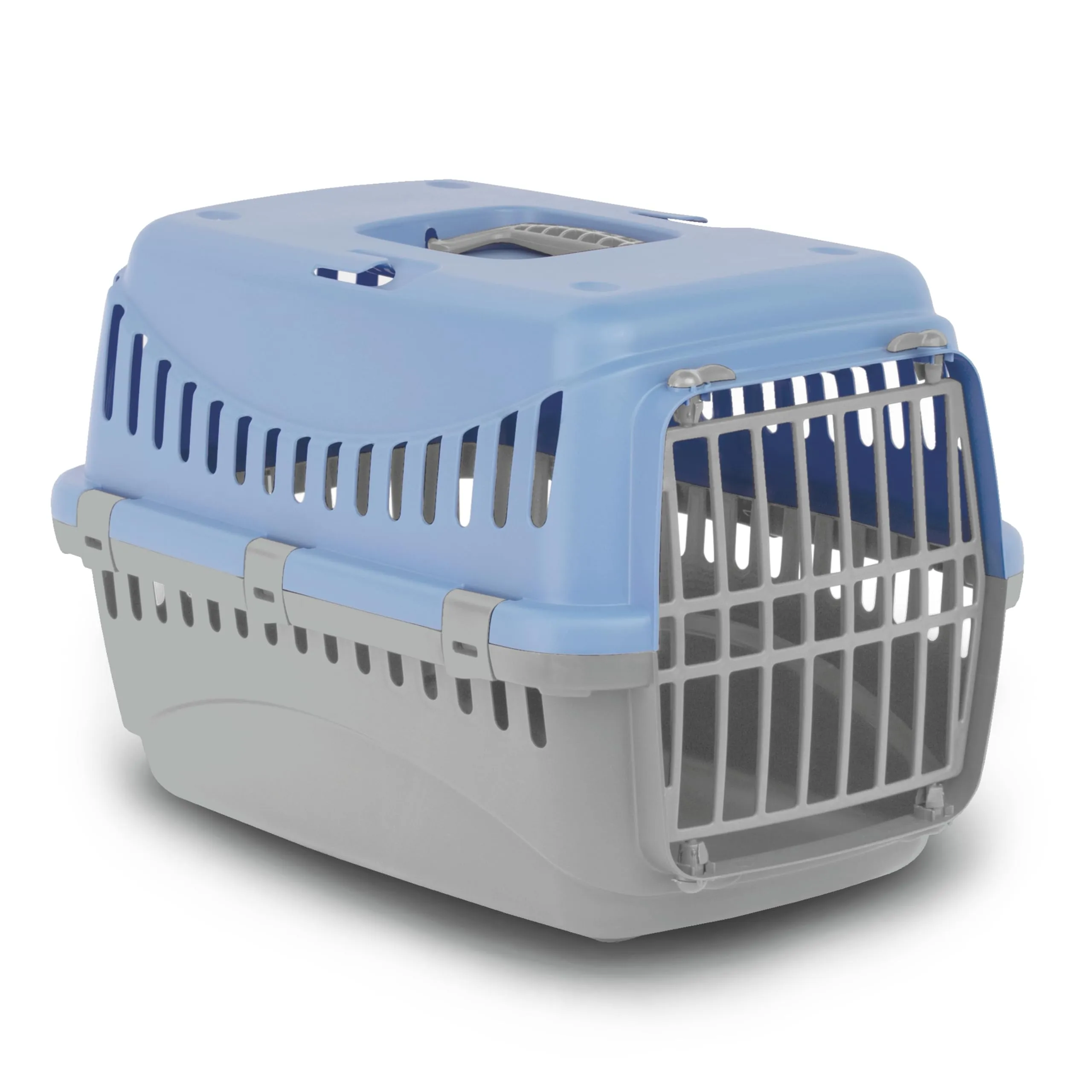 MP Bergamo Cestino da Trasporto Gipsy 50 per Gatti, 5 kg, Azzurro - immagine 1