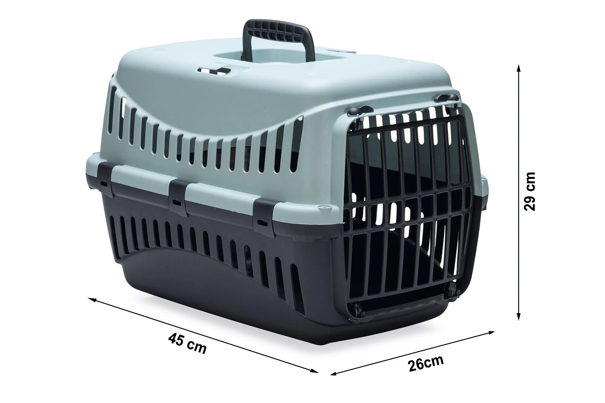 MP Bergamo Cestino da Trasporto Gipsy 50 per Gatti, 5 kg, Eco Ice - immagine 2