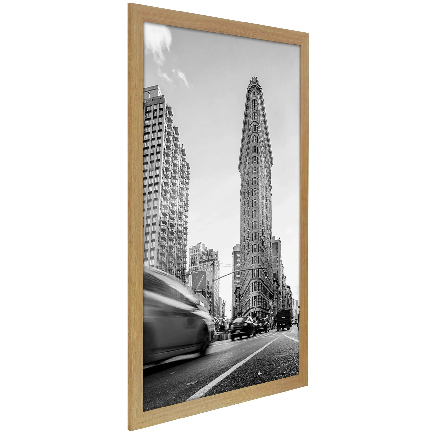 Americanflat Cornice Effetto Rovere Naturale 60x85 cm in Legno MDF - immagine 4