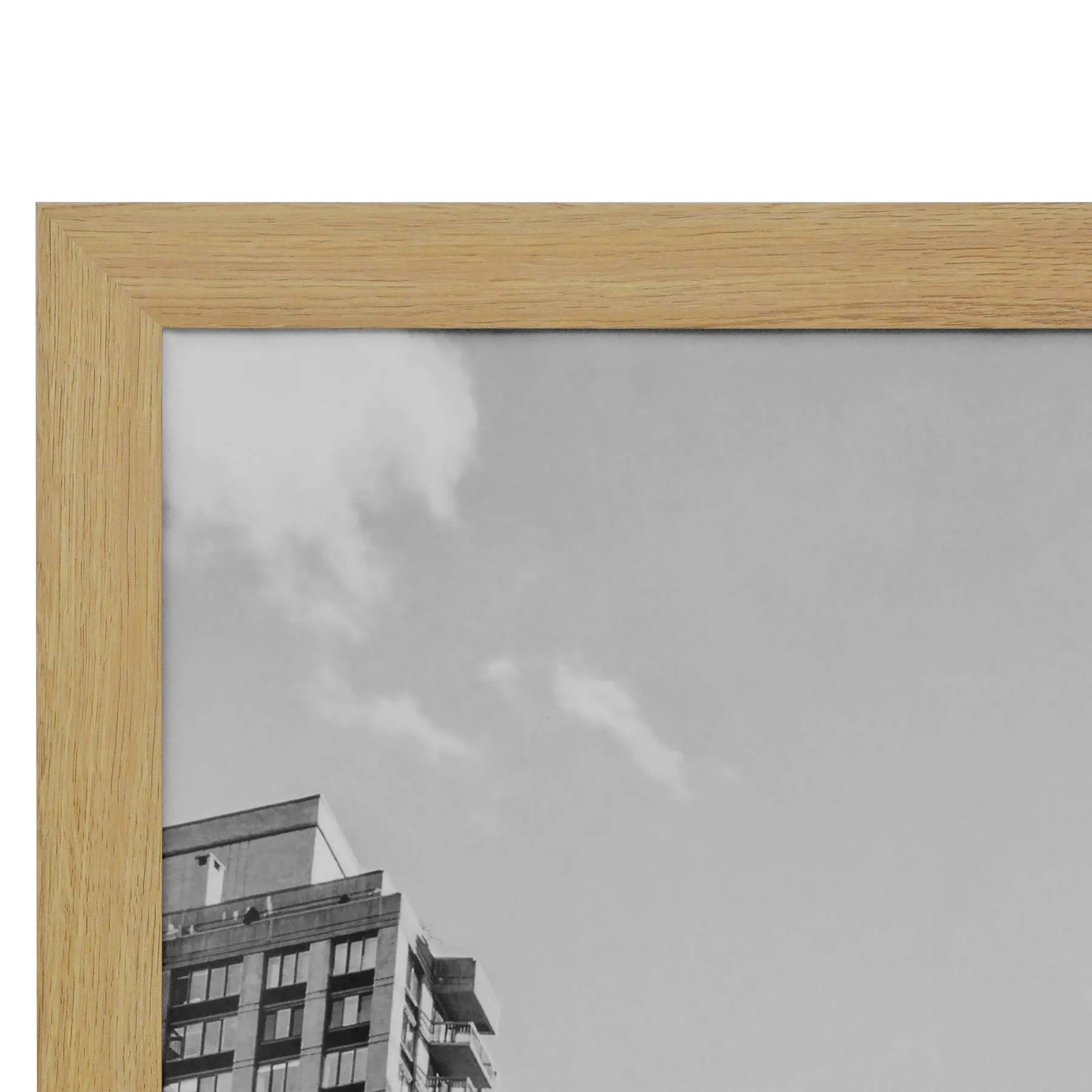 Americanflat Cornice Effetto Rovere Naturale 60x85 cm in Legno MDF - immagine 11