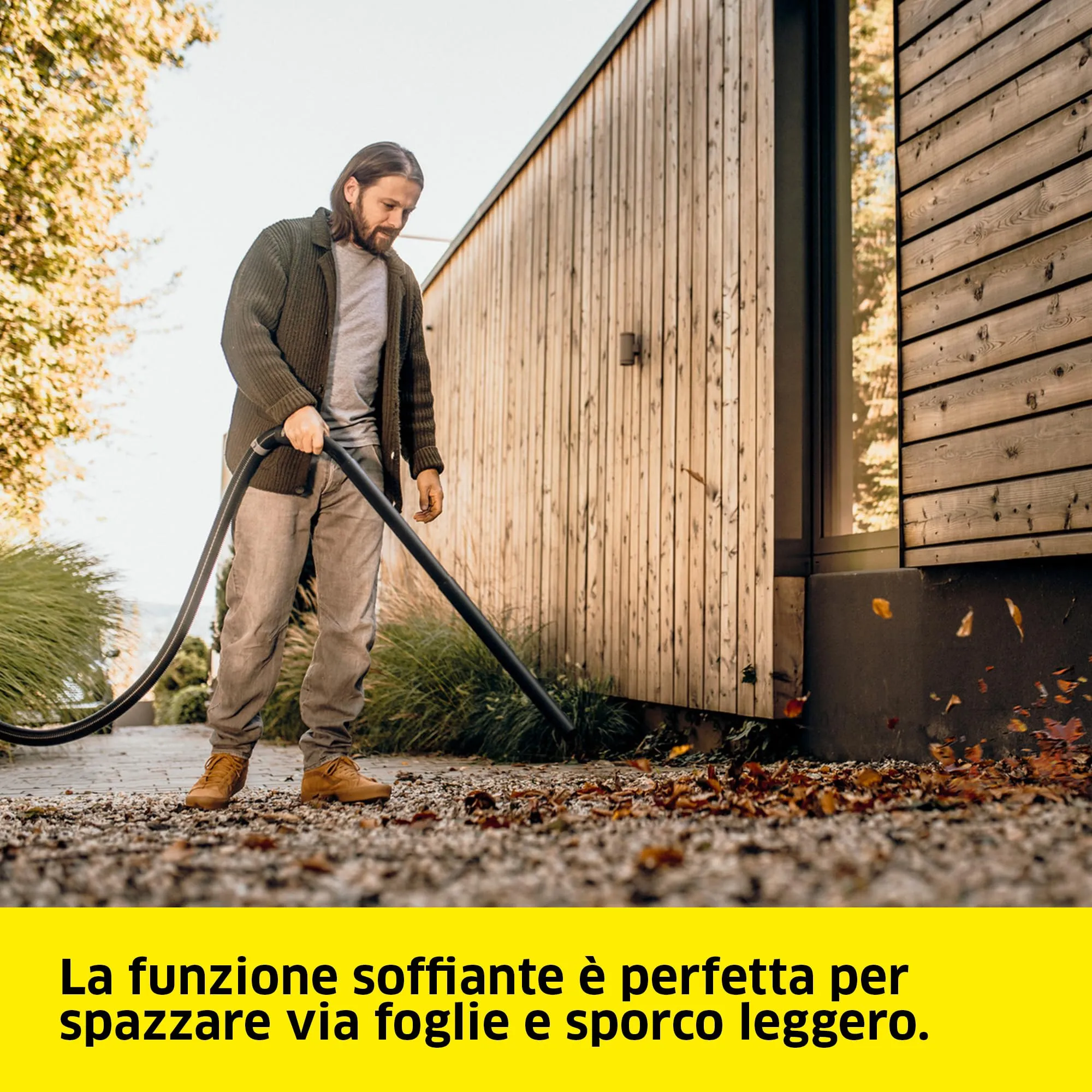 Kärcher WD 3 P V-19/4/20 Aspiratore Solidi e Liquidi, 1000W, Contenitore 19L, Presa Elettroutensile e Funzione Soffiante - immagine 4