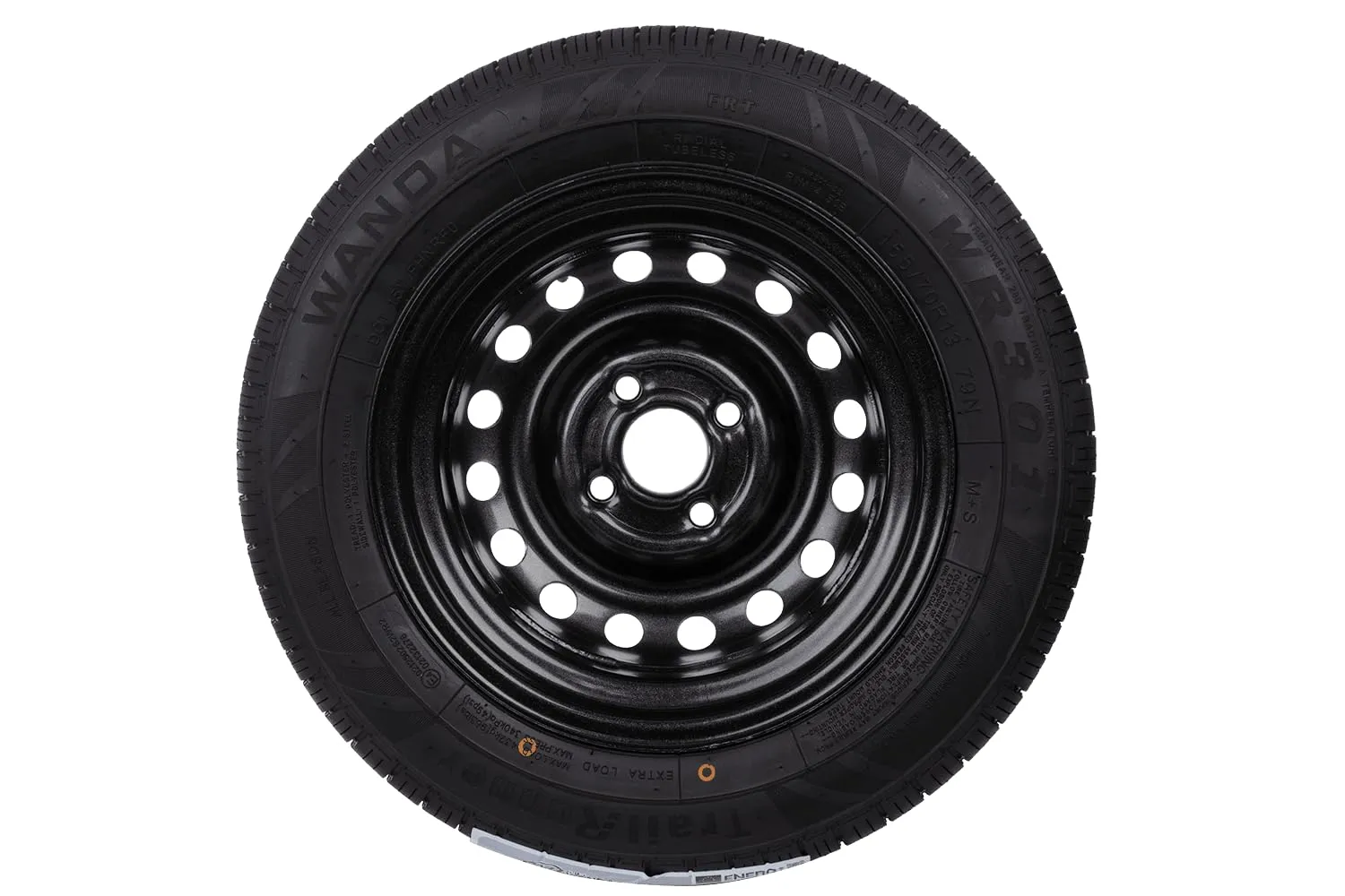 Unitrailer Wanda Ruota Completa per Rimorchio 155/70 R13 79N, Cerchio 4x100 ET30, Portata 437 kg - immagine 7