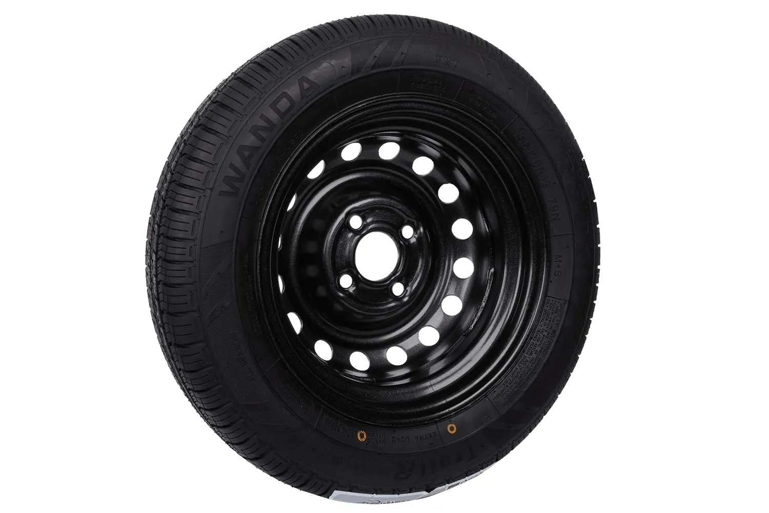 Unitrailer Wanda Ruota Completa per Rimorchio 155/70 R13 79N, Cerchio 4x100 ET30, Portata 437 kg - immagine 8