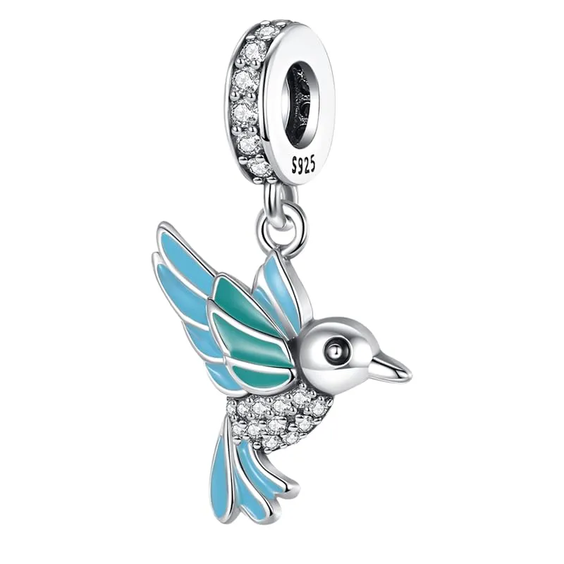 Pandach Bead Charm in Argento Sterling 925 con Cubic Zirconia, compatibile con braccialetti e collane europei - immagine 1