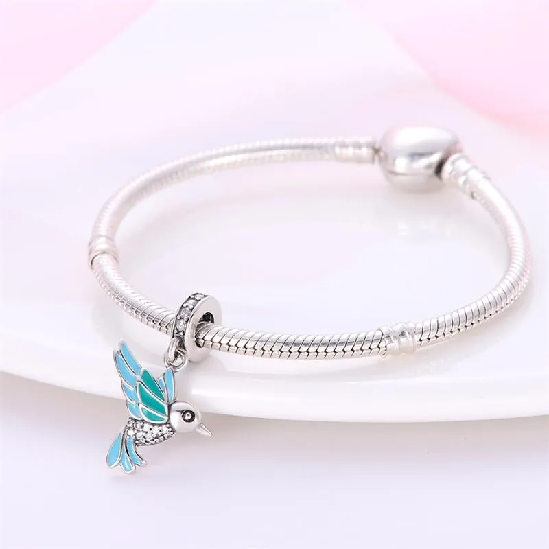 Pandach Bead Charm in Argento Sterling 925 con Cubic Zirconia, compatibile con braccialetti e collane europei - immagine 2