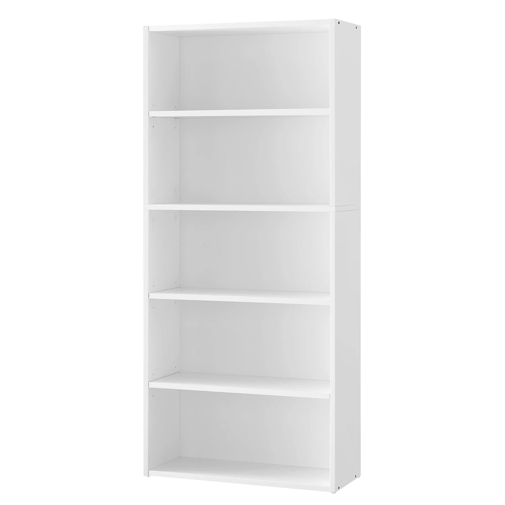 VASAGLE Scaffale a 5 Ripiani, Libreria con Ripiani Regolabili, Bianco Nuvola LBC165T14 - immagine 1