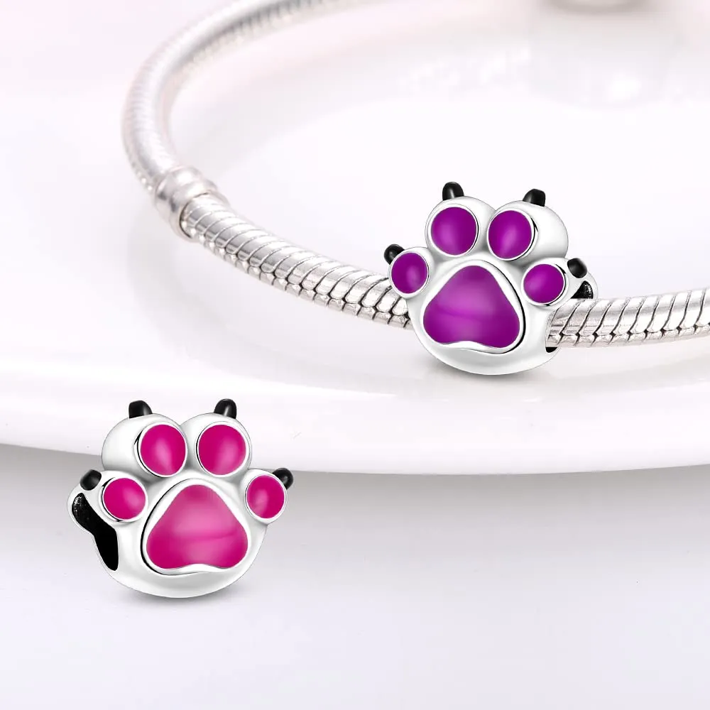 Pandach Bead Charm in Argento Sterling 925 con Cubic Zirconia per Braccialetti e Collane Europei - immagine 2