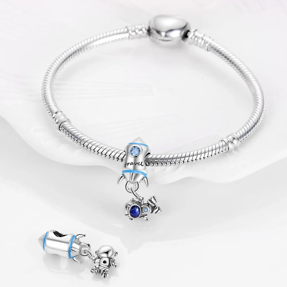 Pandach Bead Charm in Argento Sterling 925 con Cubic Zirconia per Braccialetti e Collane Europei - immagine 3