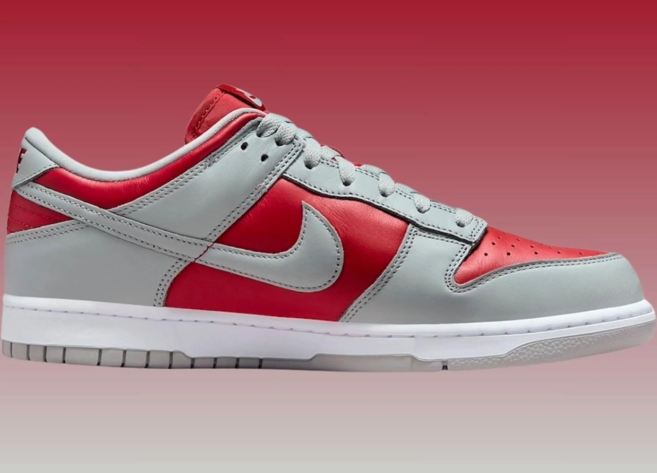 Nike Dunk Low Retro Varsity Rosso Argento Bianco FQ6965-600 - immagine 3