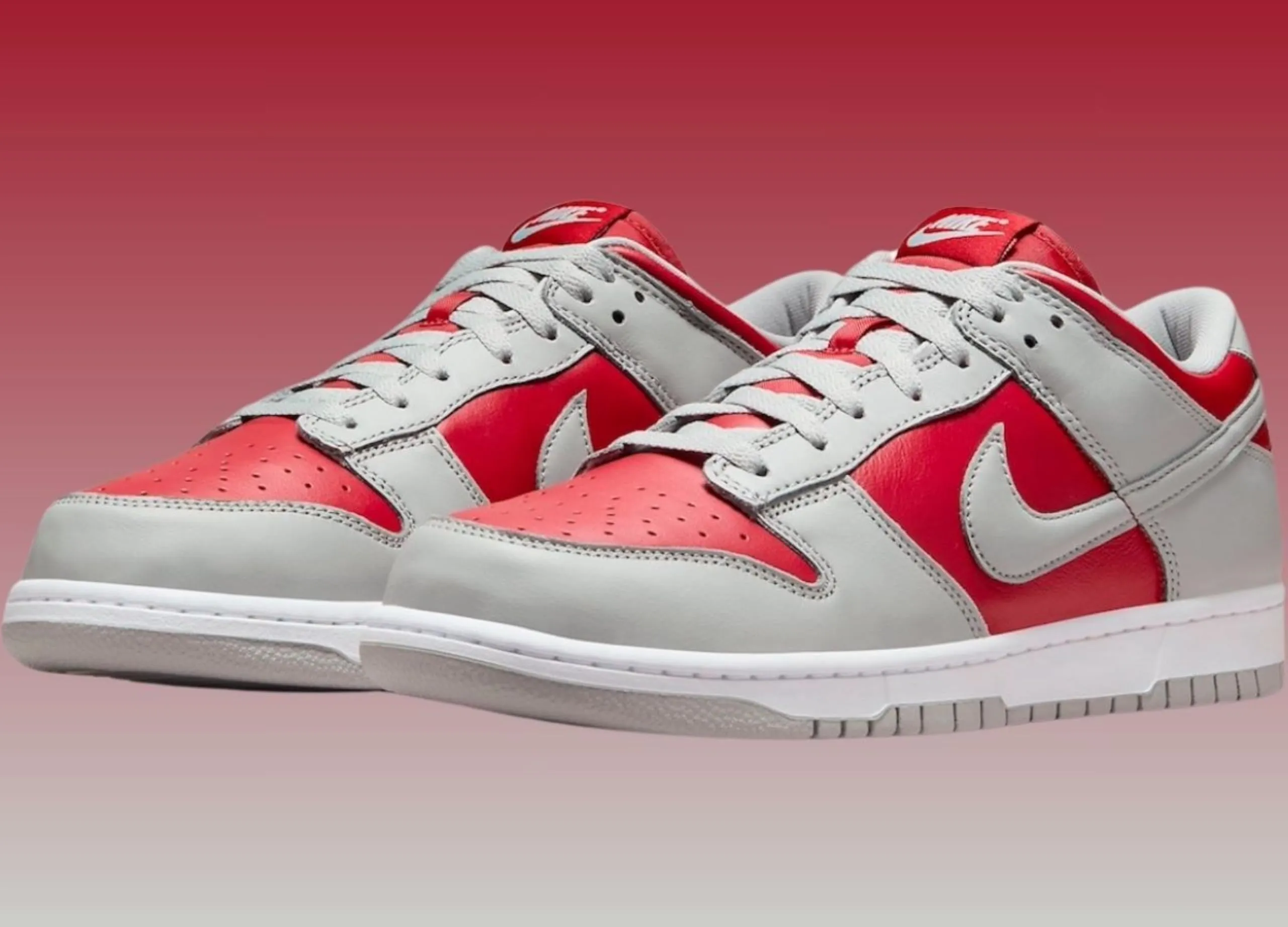 Nike Dunk Low Retro Varsity Rosso Argento Bianco FQ6965-600 - immagine 4