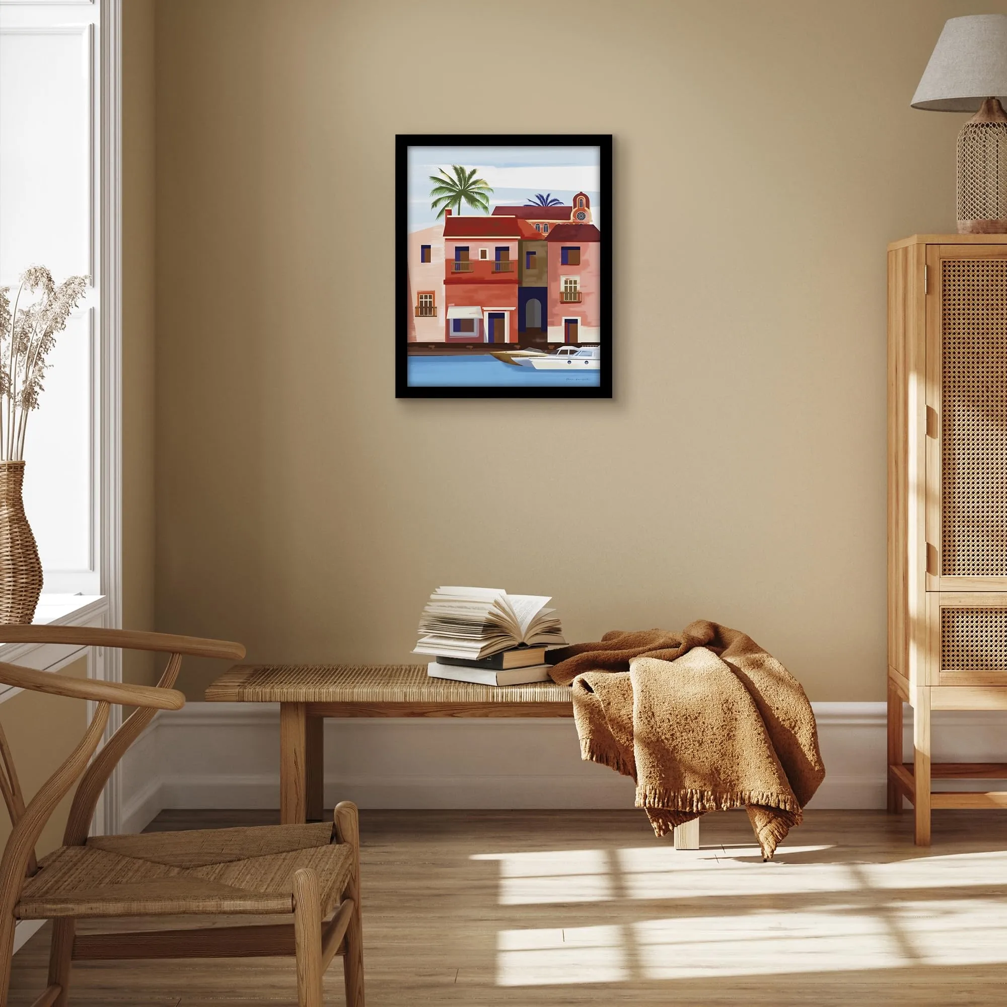 Americanflat Cornice in Legno MDF Nera 40x50 cm - immagine 5