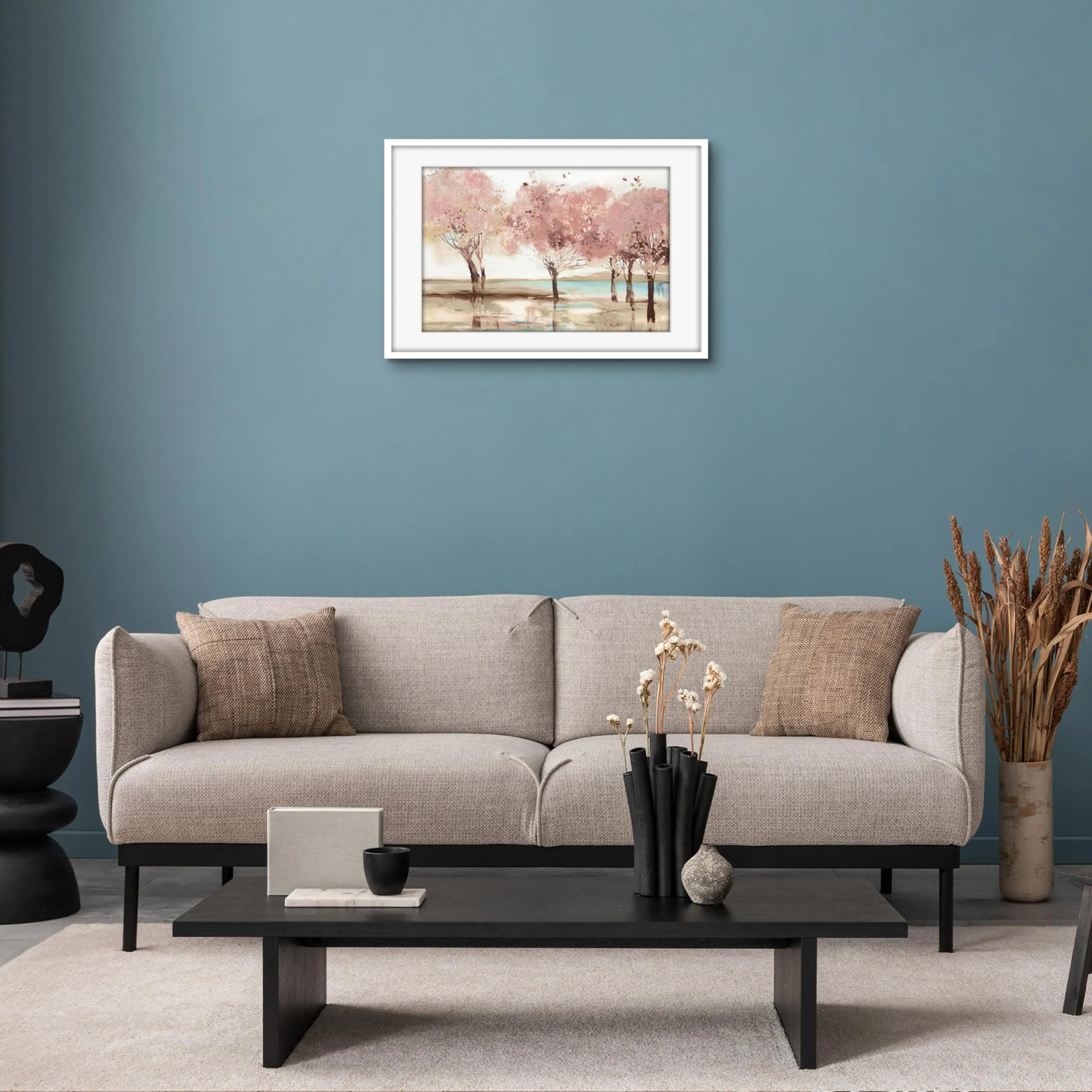 Americanflat Cornice Bianca 50x75 cm - Portafoto in PVC con Pannello in Plastica (40x60 cm con Passepartout o 75x50 cm senza Passepartout) - immagine 7