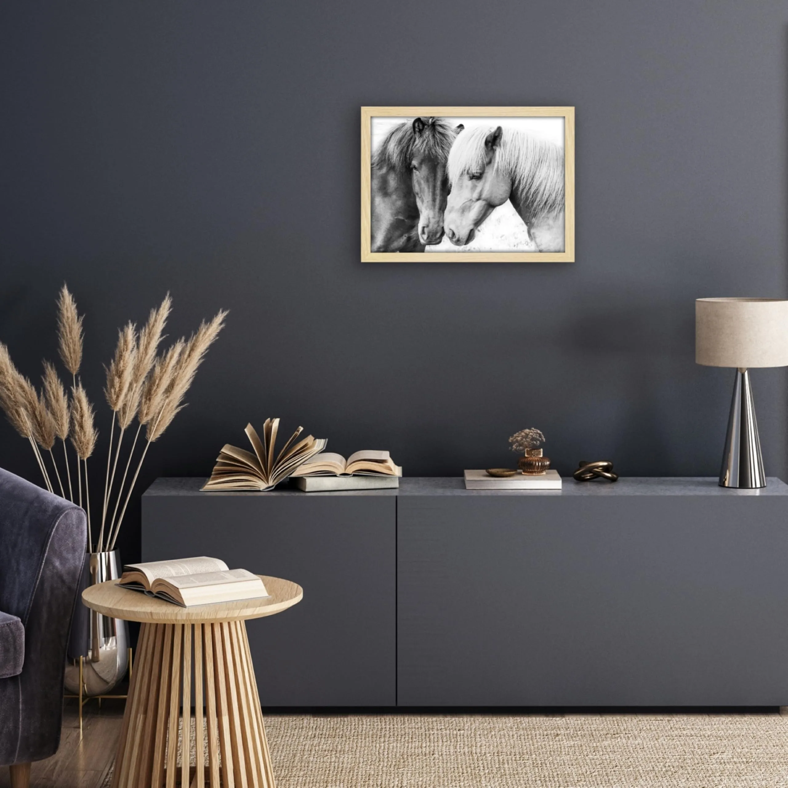 Americanflat Cornice 35x50 cm Effetto Rovere Naturale in Legno MDF - immagine 7