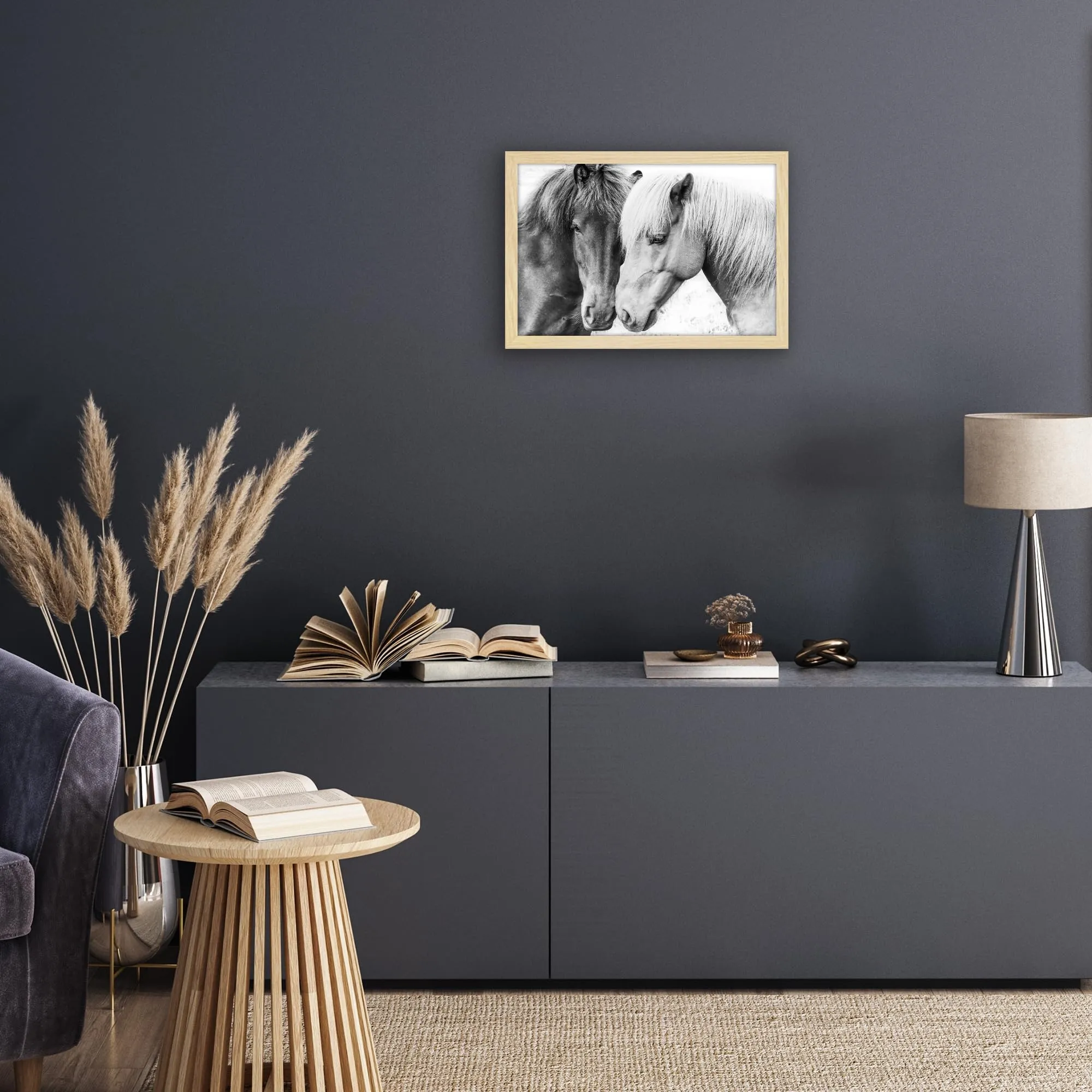 Americanflat Cornice 30x45 cm Effetto Rovere Naturale in Legno MDF - immagine 7