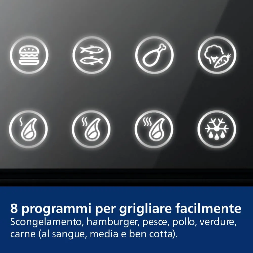 Philips 5000 Series Griglia Elettrica HD6307/70, 2200W - immagine 2