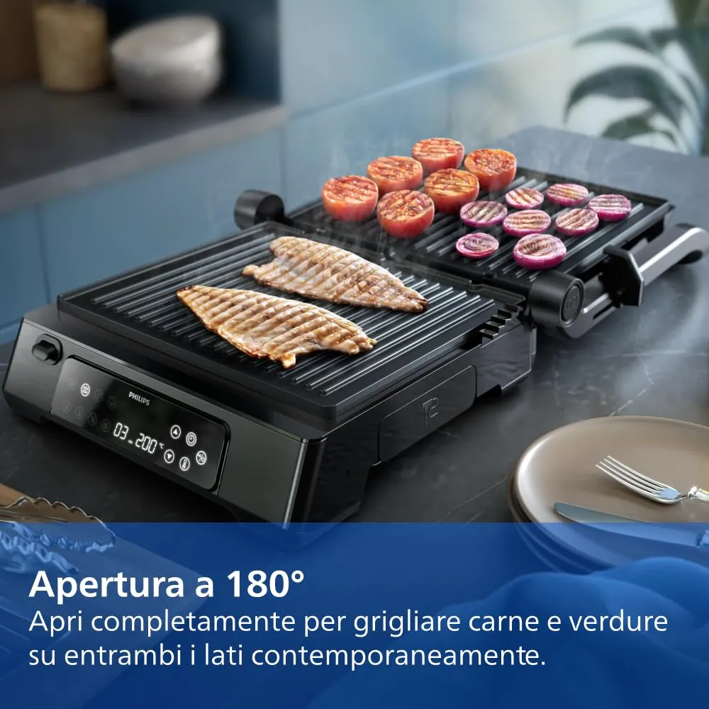 Philips 5000 Series Griglia Elettrica HD6307/70, 2200W - immagine 6