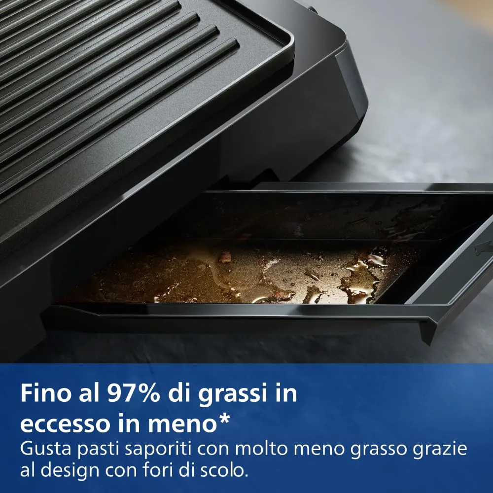 Philips 5000 Series Griglia Elettrica HD6307/70, 2200W - immagine 10