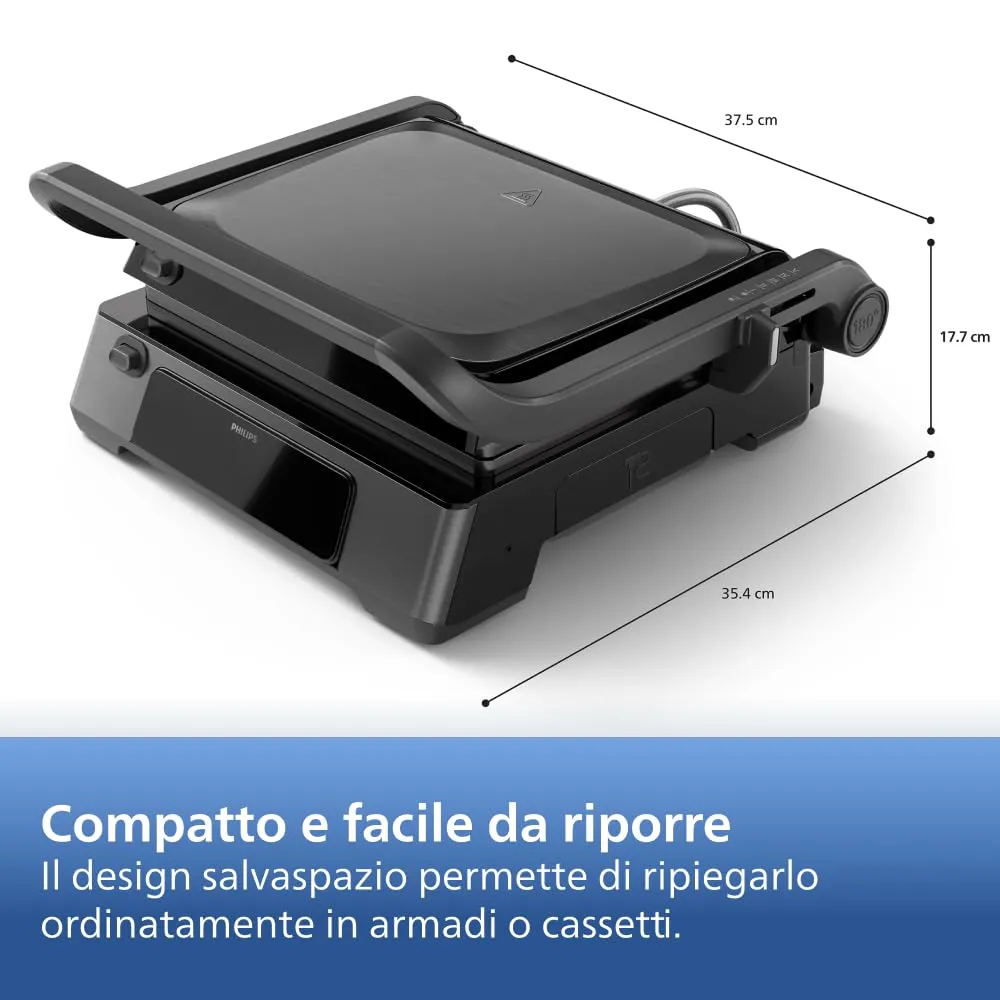 Philips 5000 Series Griglia Elettrica HD6307/70, 2200W - immagine 12